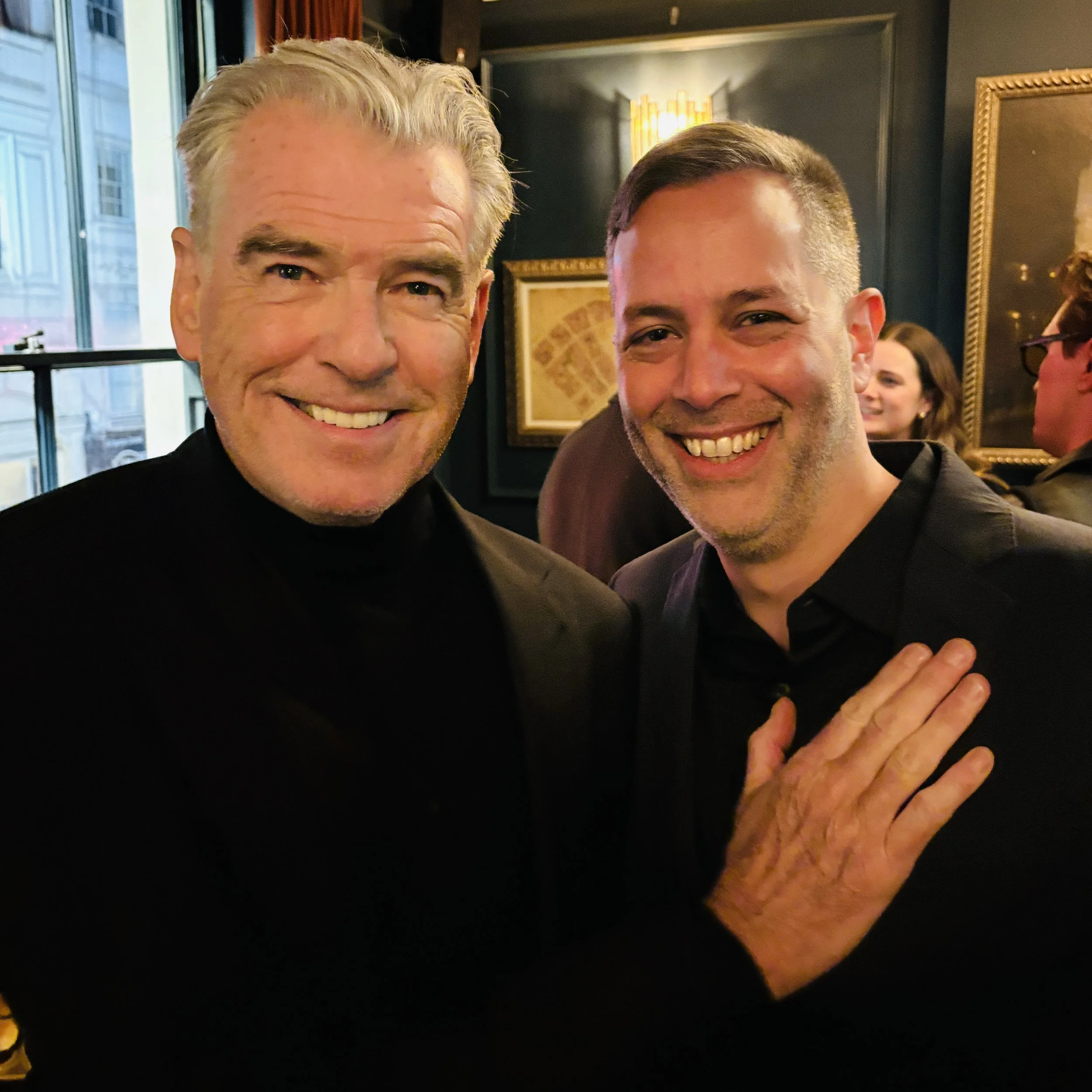 Neil Athale & Pierce Brosnan