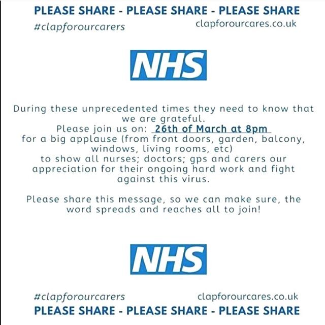Please share this post &hearts;️ #nhs #carers #legends  #covid_19 #connect #pleaseshare #heroes #support #lifeline #nurses #doctors #supportstaff #frontline #spreadthelove #compassion #mindfulness #gratitude #thankyou