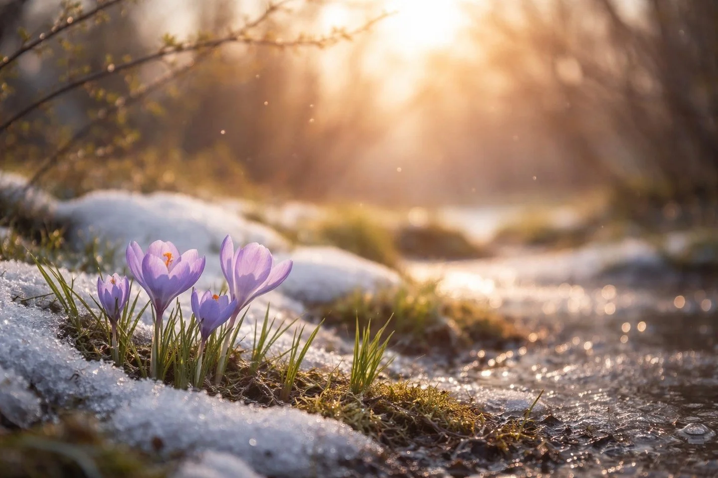 Reawakening: Consciousness in the Time of Thaw - March Musings from Angela at Heart of Bliss Yoga

March is not the full bloom.
It is the softening.

The quiet shift beneath the surface.
The thaw before the blossom.

Nature doesn&rsquo;t rush her ren