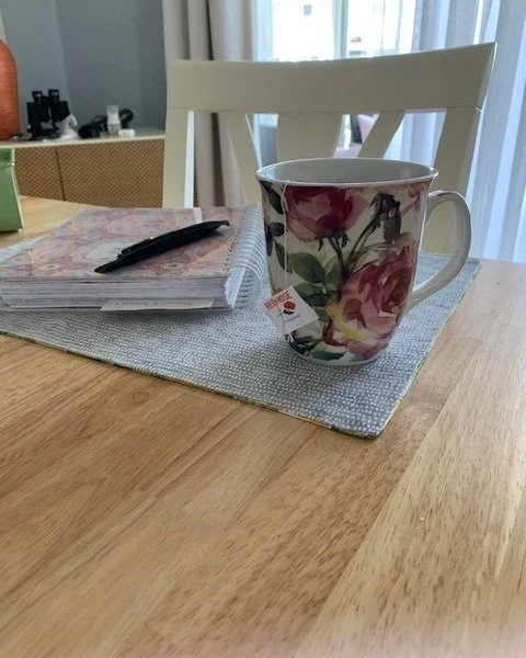 A little behind the scenes at Winter&rsquo;s Hush&hellip;

This is what retreat planning often looks like for me&mdash;a cup of tea, my notebook, and some quiet time to think about the experience I want to create for the women who will gather with me
