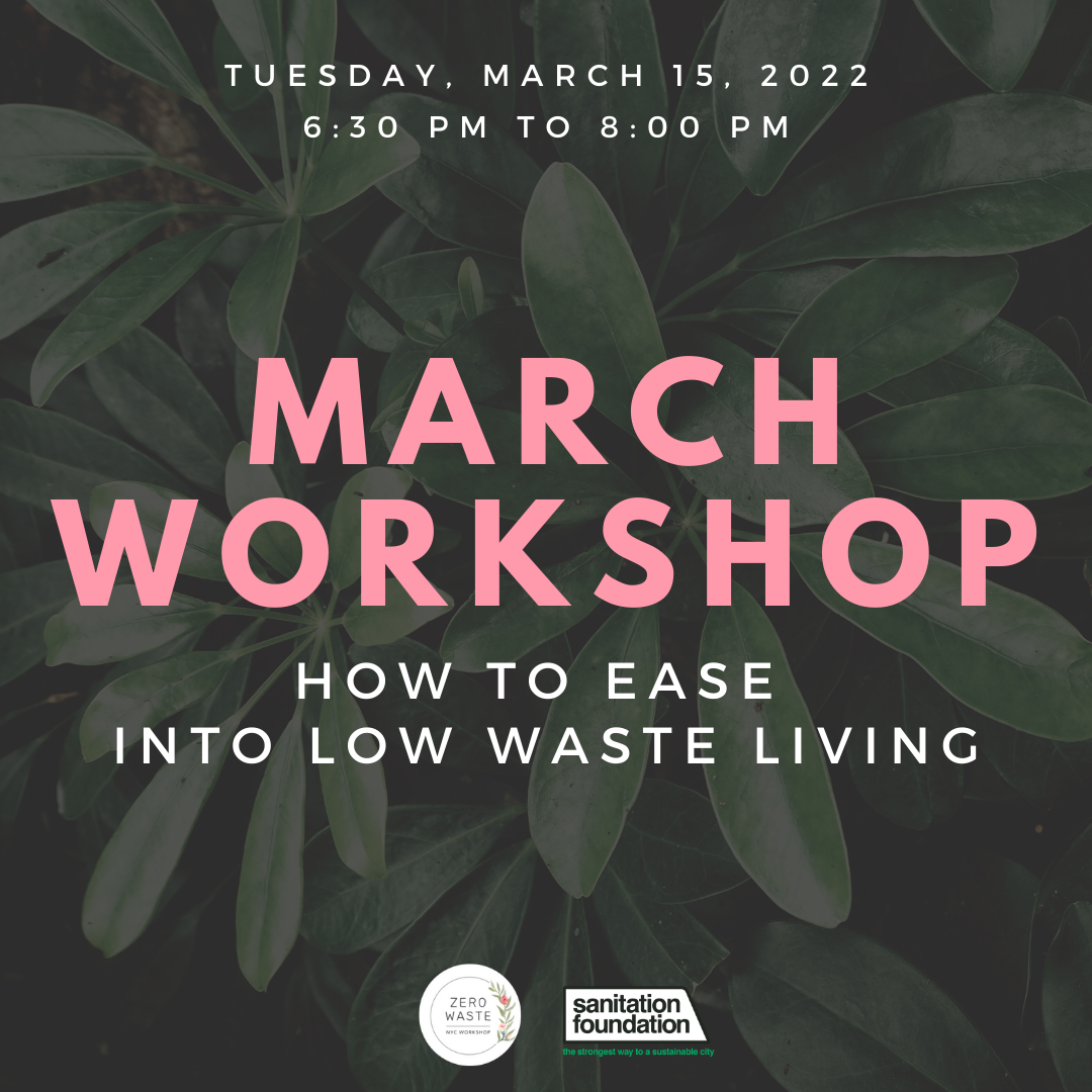 March Workshop: How to Ease Into Low Waste Living