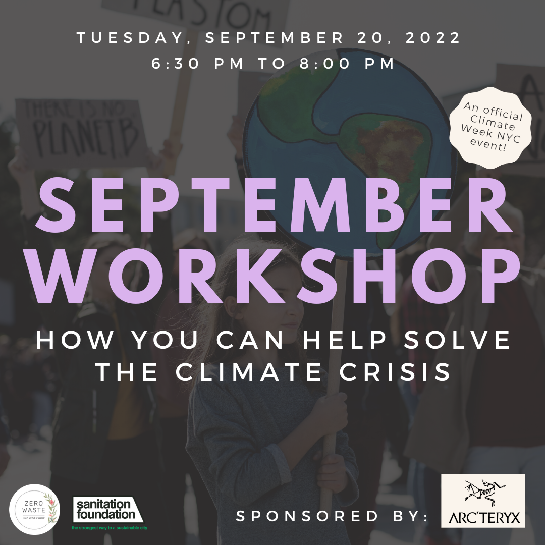 How You Can Help Solve the Climate Crisis: A Climate Week NYC Event