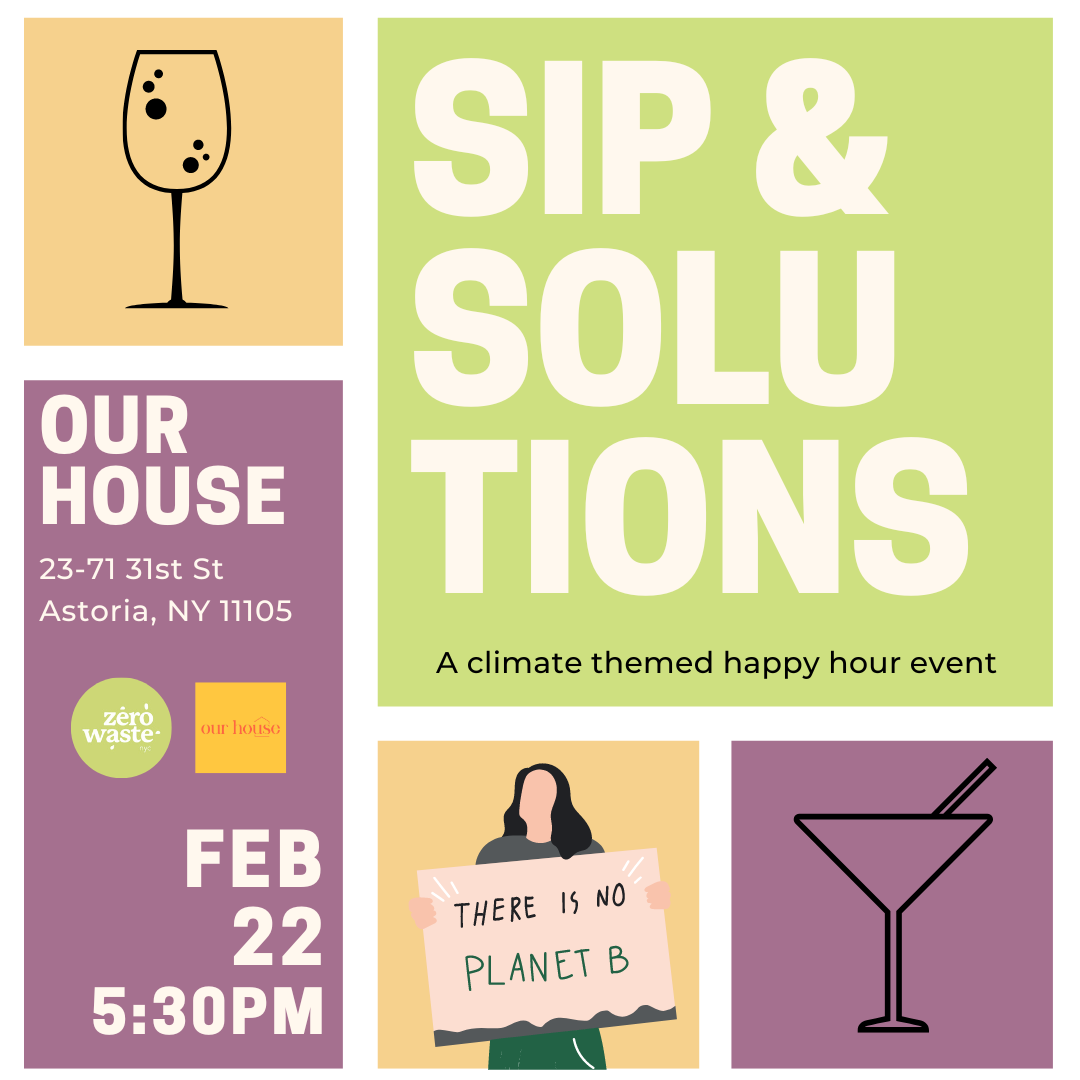 Sip and Solutions: A Climate Themed Happy Hour Event