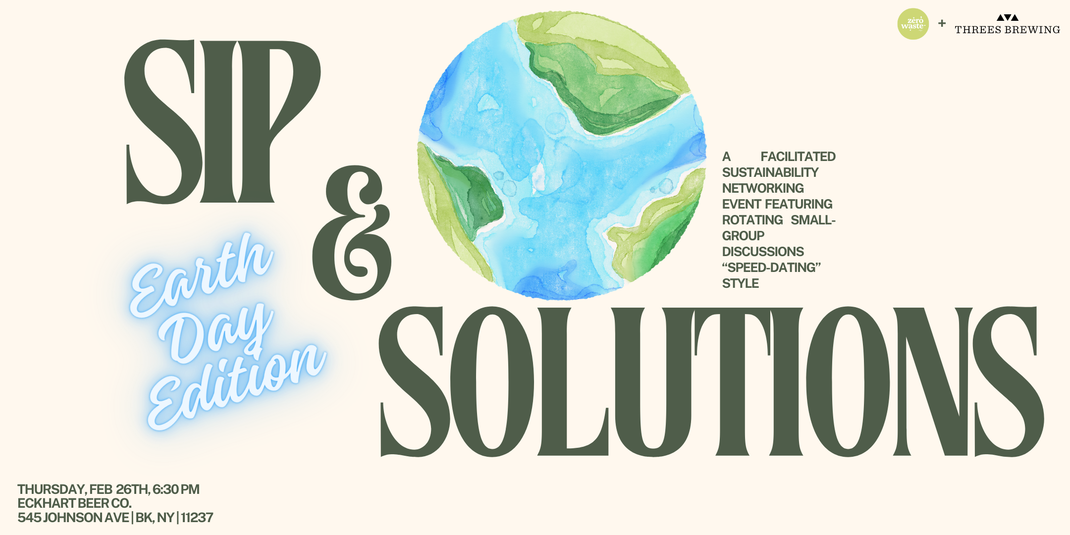 Sip & Solutions: Silent Disco Earth Month Edition