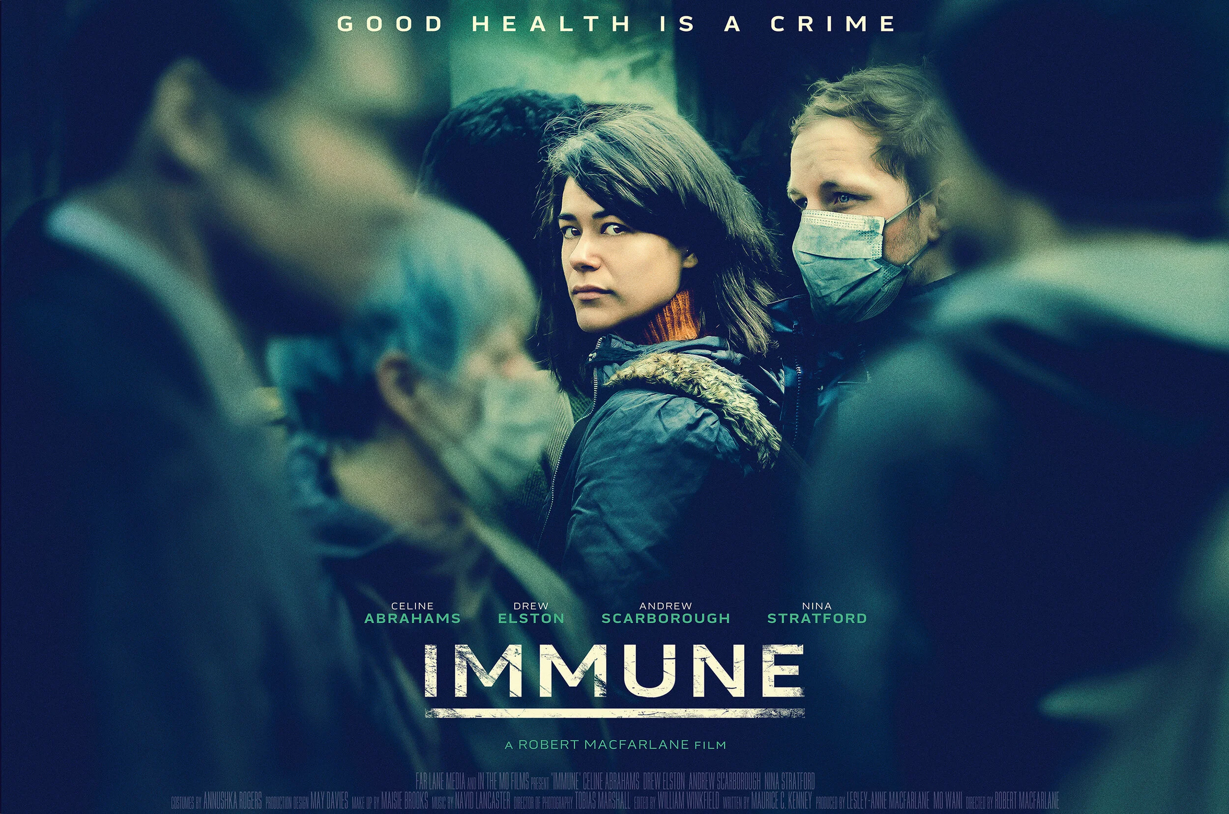 In a world scourged by a terrible disease, a healthy mother-to-be must escape the clutches of an authoritarian government or risk losing her life and that of her unborn child.