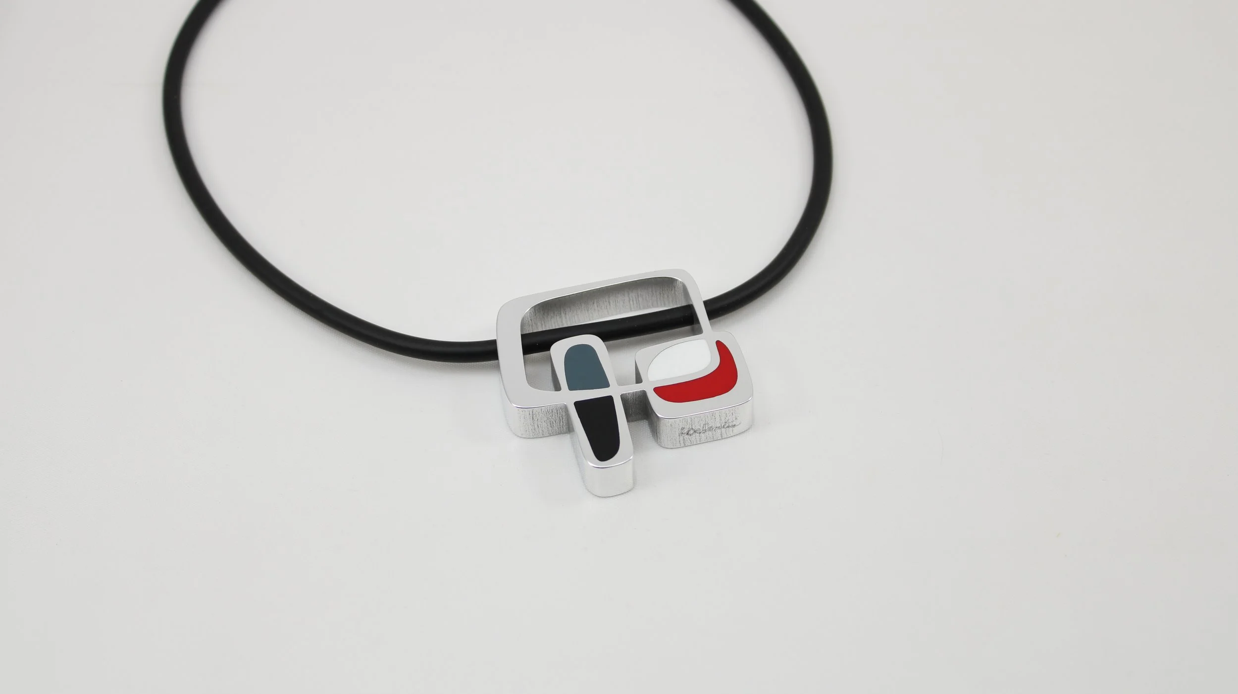 Mod Square Reversible Necklace