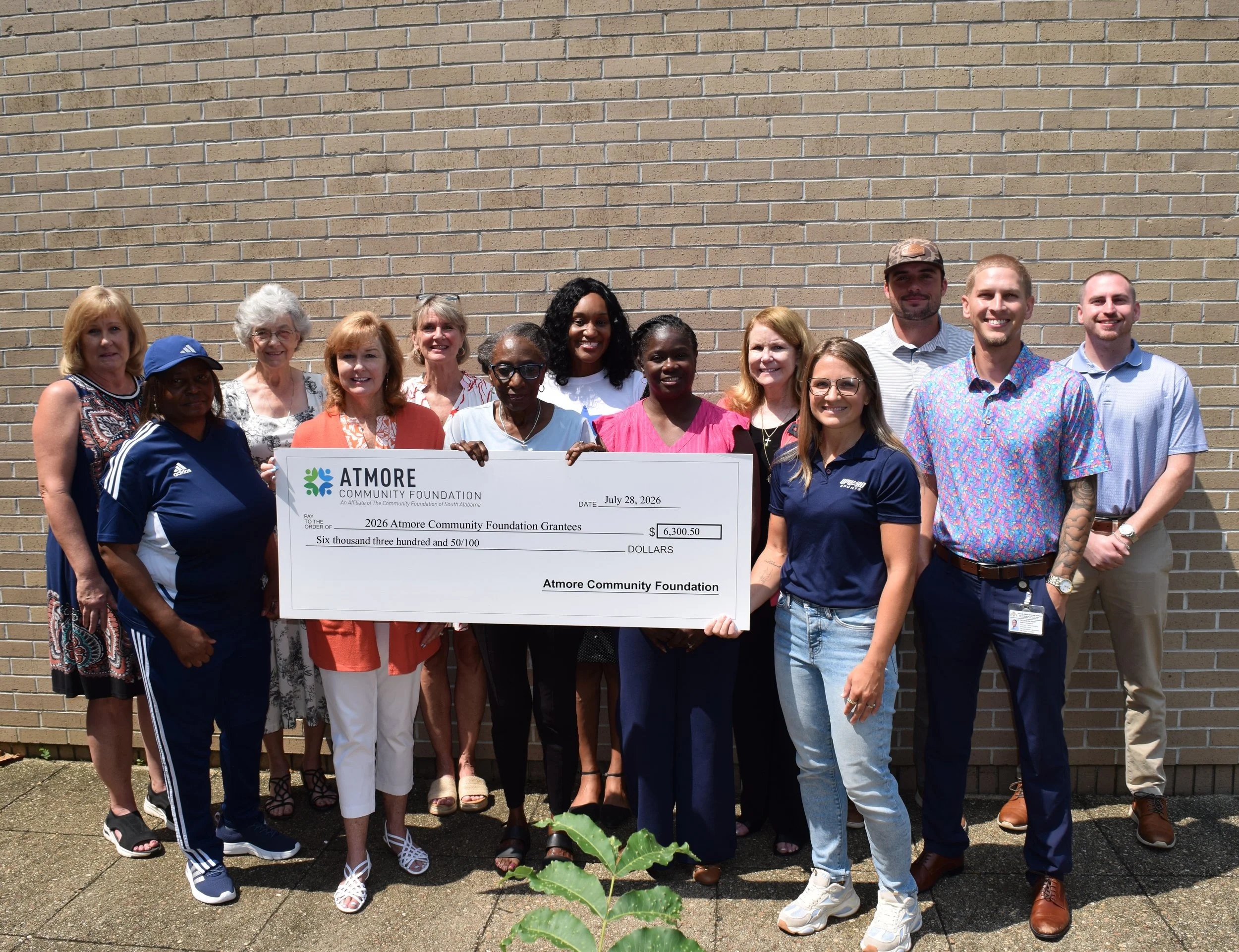 THE ATMORE COMMUNITY FOUNDATION GIVES BACK OVER $6,000 TO THE ATMORE COMMUNITY