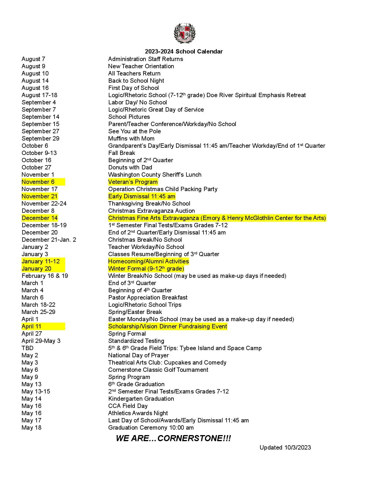 2024 Brockport Academic Calendar Della Farrand