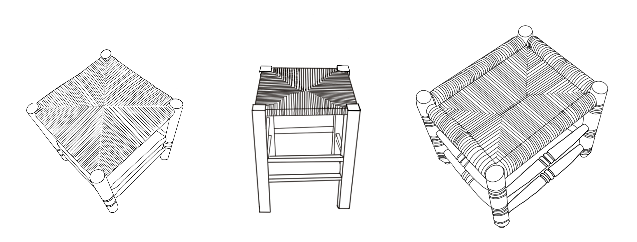 صورة ٢: أنماط الكراسي