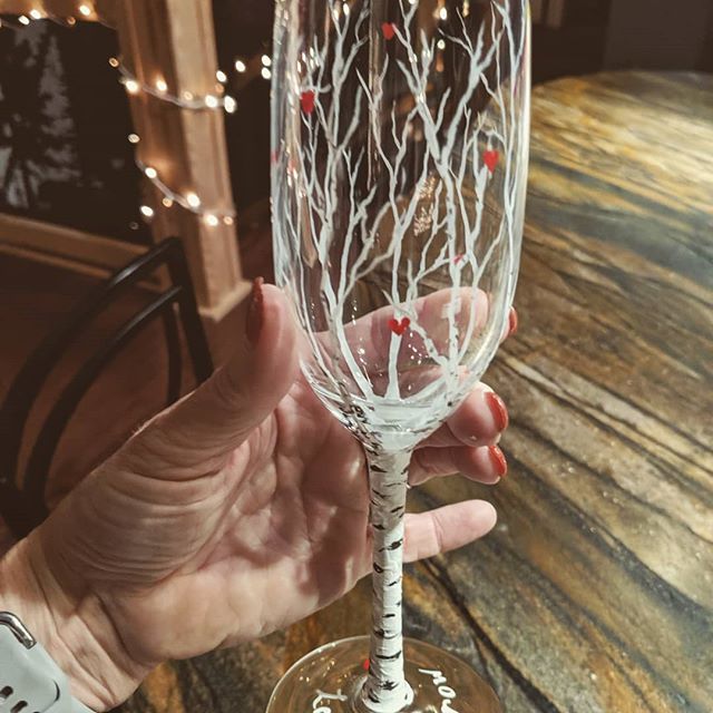New champagne glasses...love is in the air&hearts;️