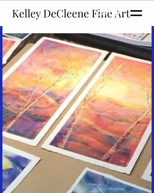 Annnnd... we're live! Check out KelleyDeCleeneFineArt.com for unique oil pastel originals and limited edition prints and hand painted wine glasses! ✨ Free shipping through December 31st!✨ #oilpastels, #abstractlandscape, #originalart, #interiordesign