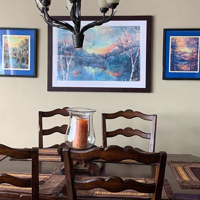 Thank you, Paul and Elyse, for giving three of my artworks a new home in Steamboat!
.
#abstractlandscape #oilpastels  #coloradoart #originalart #impressionism
