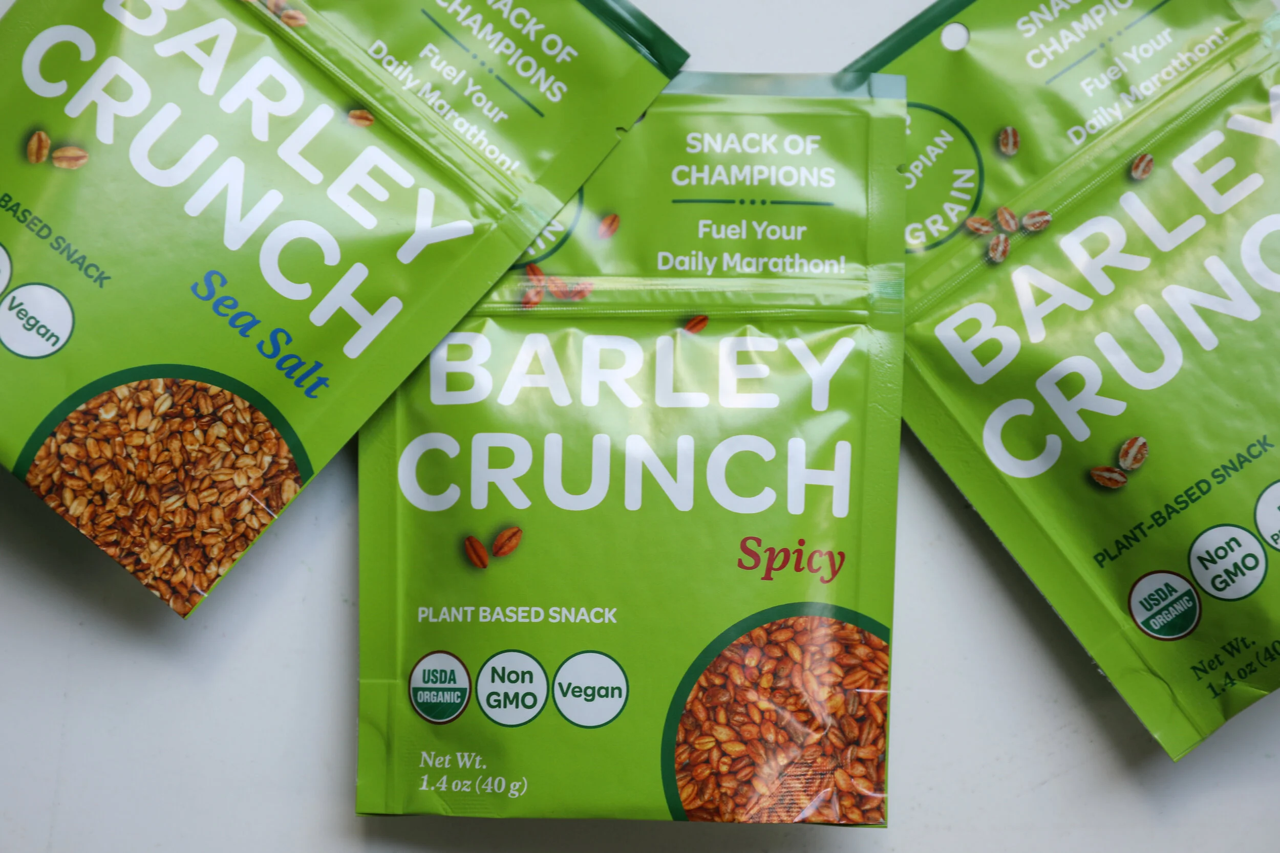 Barley Crunch:  Vegan Variety Pack $8.00