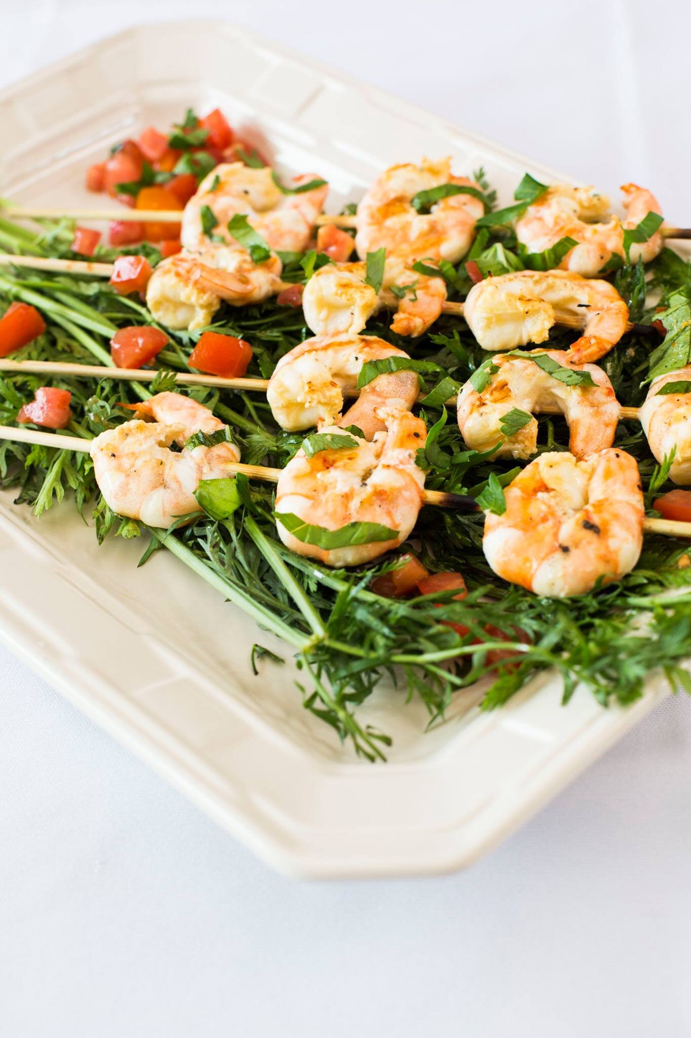 Grilled Shrimp Skewers - Season to Taste - Personal Chef - Vail Valley