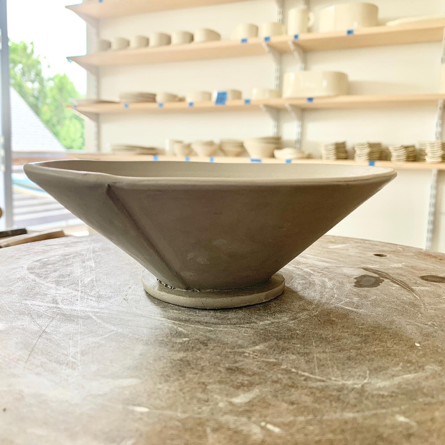 I&rsquo;m building a new seamed bowl which will become part of a nesting set. What is your favorite bowl? I love the way this size feels in my hand. It makes a perfect rice bowl- a simple breakfast or dinner in our home includes sushi rice, homemade 