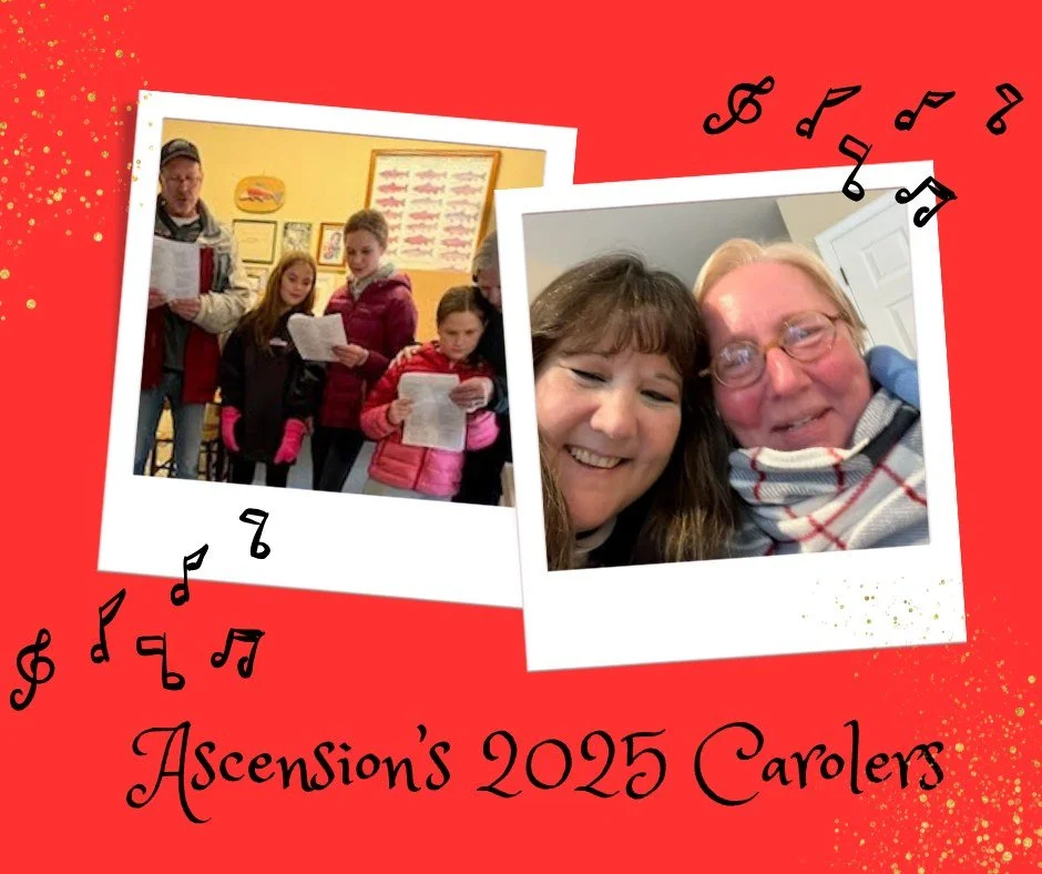 After Sunday's worship and service project, several folks from the Ascension community went caroling throughout the neighborhood. We are grateful for the contagious joy they carried with them.