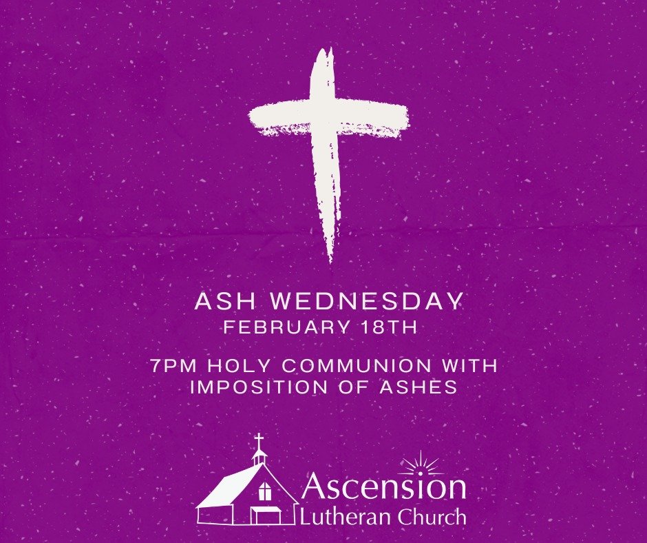 On Ash Wednesday we begin our forty-day journey toward Easter with a day of fasting and repentance. Marking our foreheads with dust, we acknowledge that we die and return to the earth. At the same time, the dust traces the life-giving cross indelibly