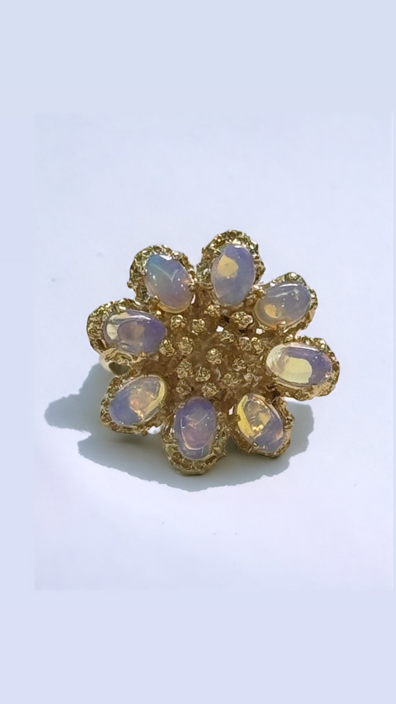 ANTIQUE OPAL FLOWER