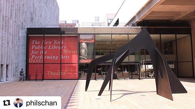 @finalbowforyellowface is back at @lincolncenter !!!#Repost @philschan
・・・
NERD ALERT: The @nypl_lpa houses one of the largest collection of performing arts materials in the world. I did my undergrad research here, then returned in recent years to fi