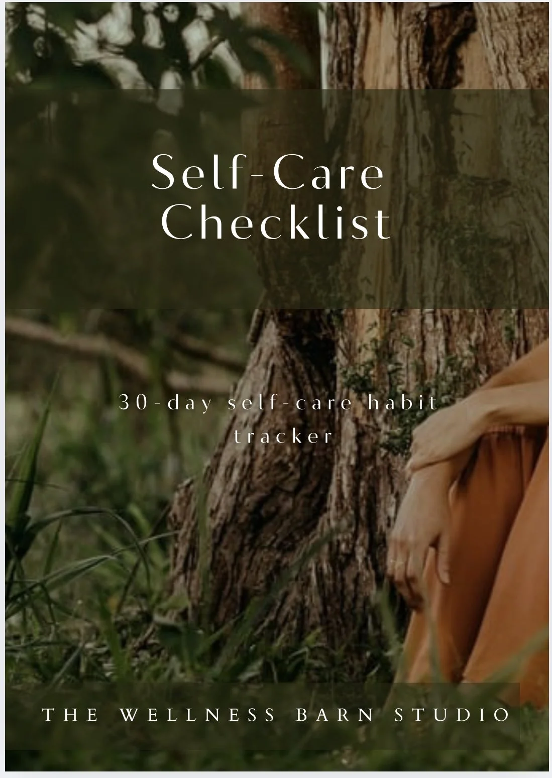 Self-Care 30 day checklist