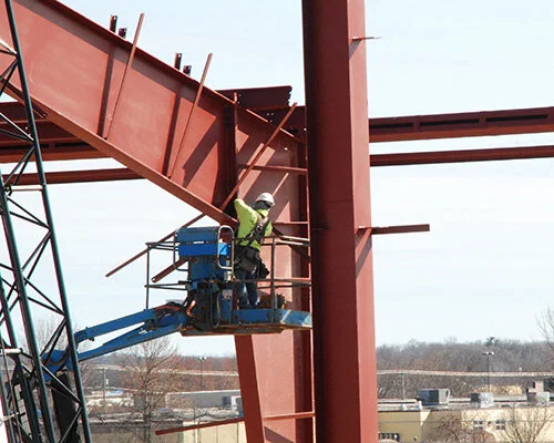 Steel Building Erection Crew - Wisconsin