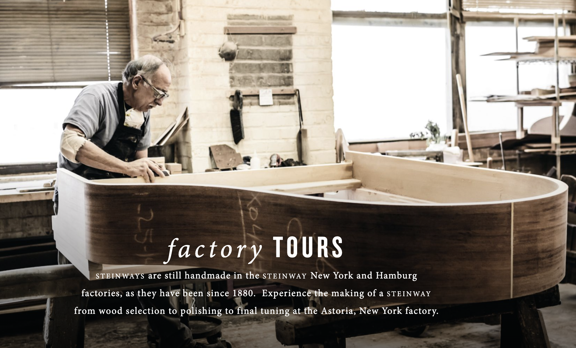 Steinway Factory Tour