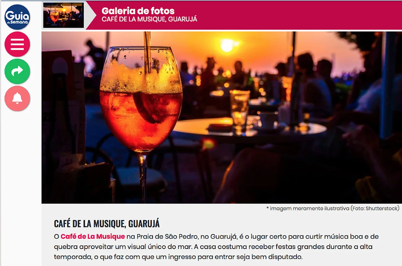      

 
   Guia Mais / 5 beach clubs para conhecer no Litoral de São Paulo 
 






















     