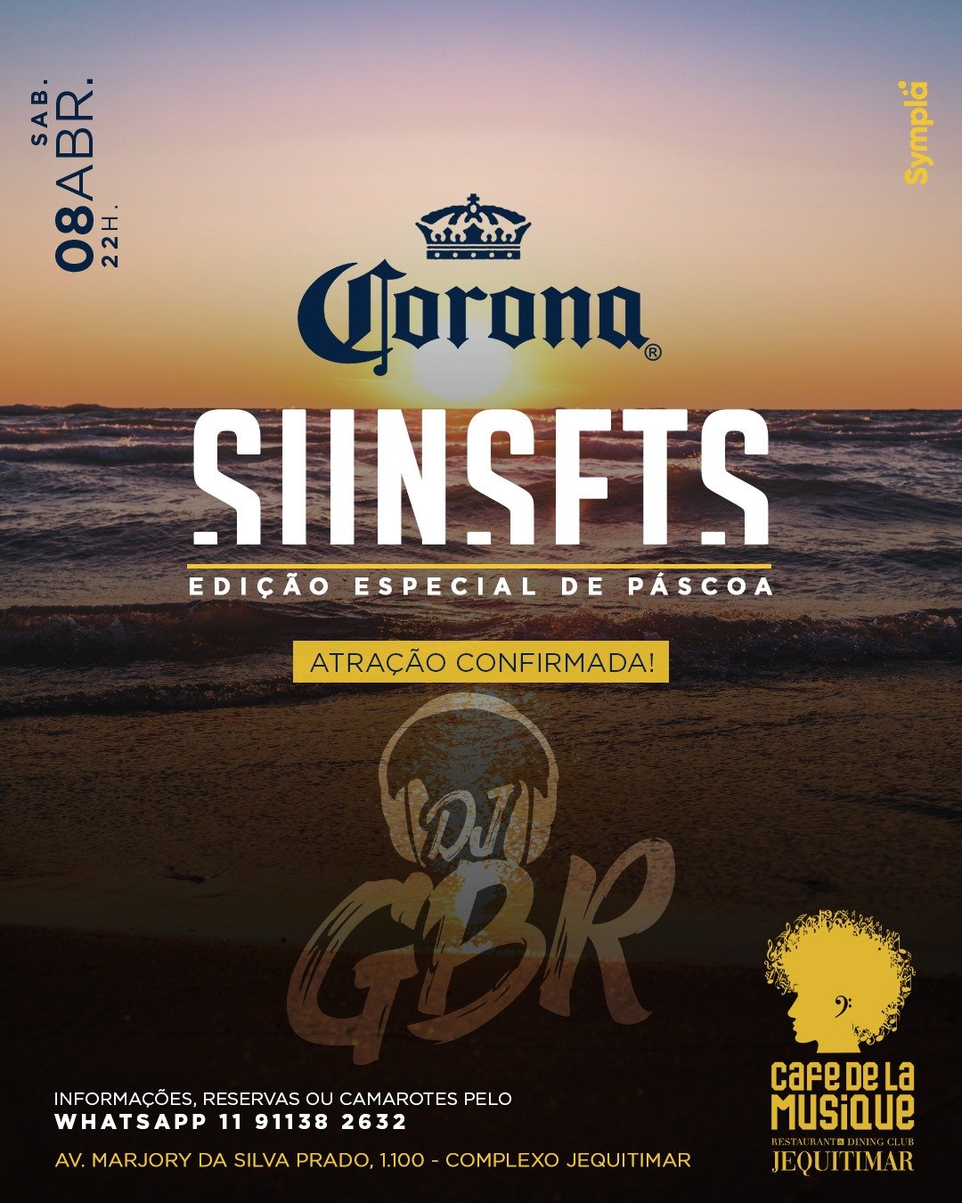 CAFE DE LA MUSIQUE JEQUITIMAR - RAVE DO DJ GBR