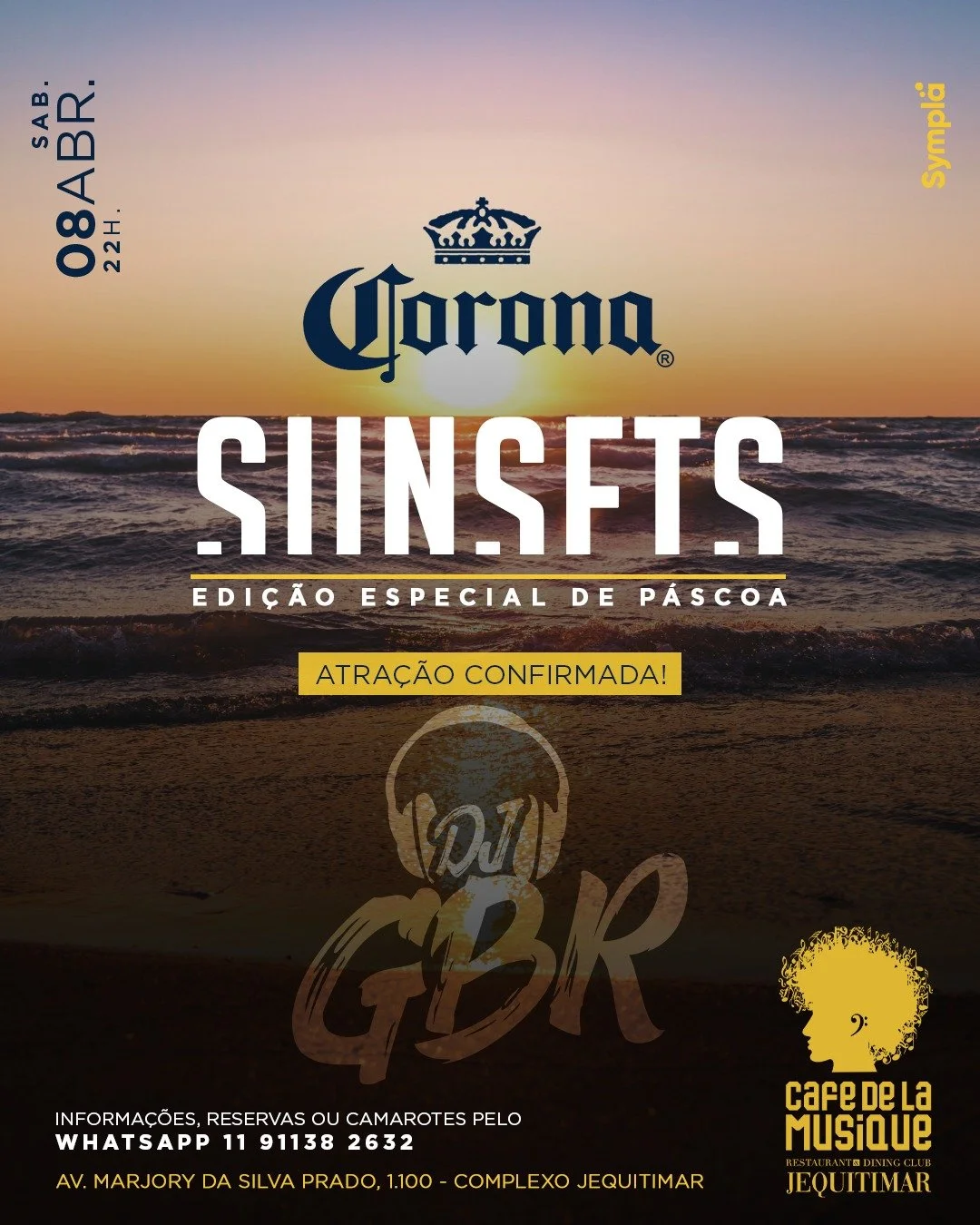 CAFE DE LA MUSIQUE JEQUITIMAR - RAVE DO DJ GBR