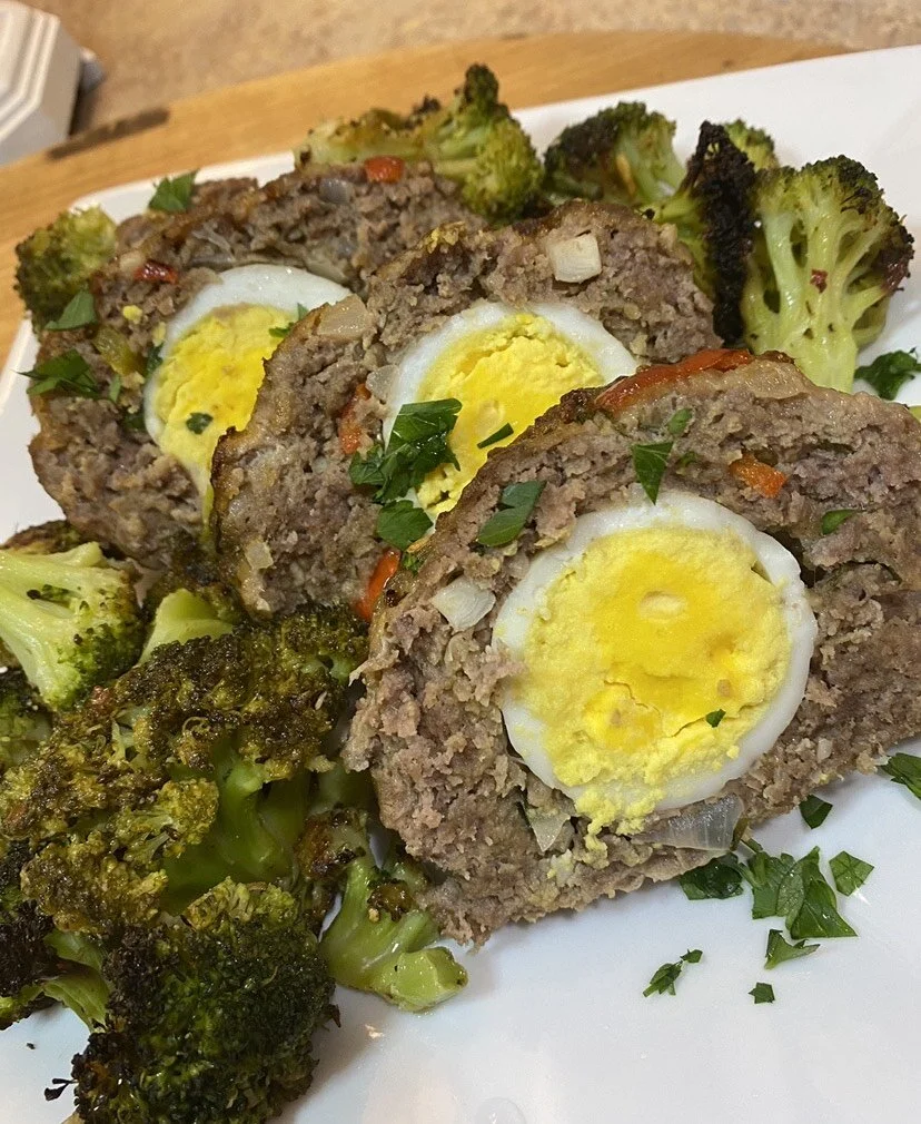 Meatloaf with Hard Boiled Eggs — Savvy Italian