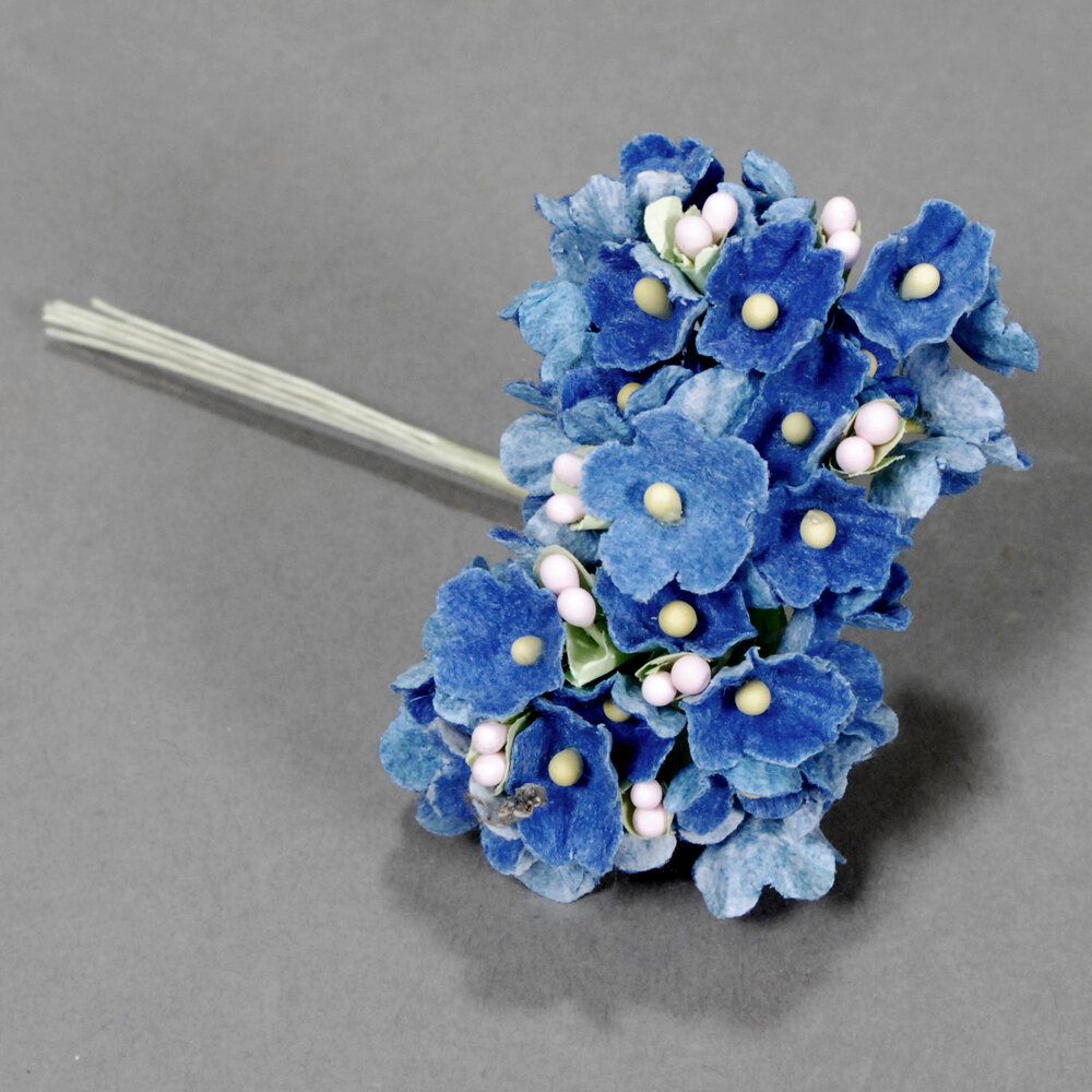 Bundle Of Blue Forget Me Not Type Flowers Carmel Doll Shop Boutique