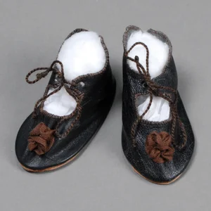 Artist Made Bebe Jumeau Style Shoes In 3 Sizes Shoe 1 Carmel Doll Shop Boutique