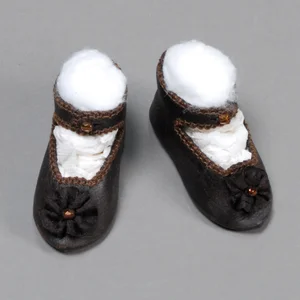 Artist Made Bebe Jumeau Style Shoes Shoe Carmel Doll Shop Boutique