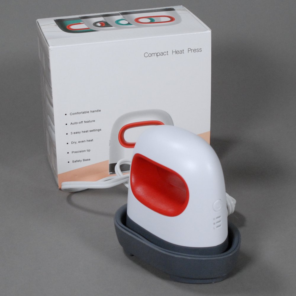 Compact Heat Press Mini Iron with Heatproof Stand — Carmel Doll