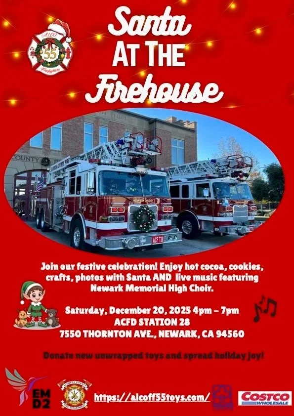 Santa at the Firehouse Newark Station 28