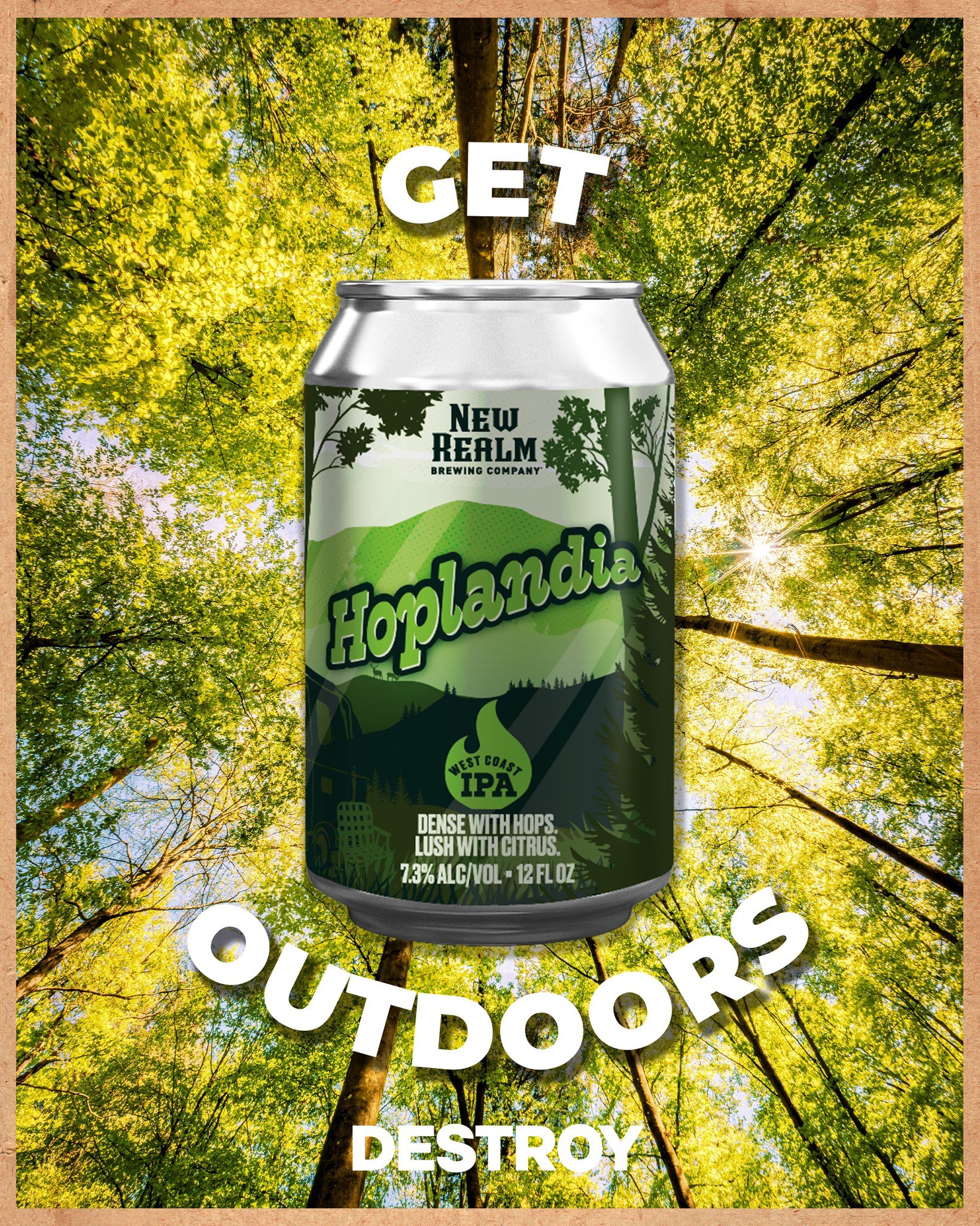 Today is National Get Outdoors Day. For it we are sharing a throwback of a redesign we did many years ago focused on the outdoors for New Realm's Hoplandia beer. 

#Destroy #destroyagency #practicallydangerous #kickoutthejams #untappedpotential #ordi