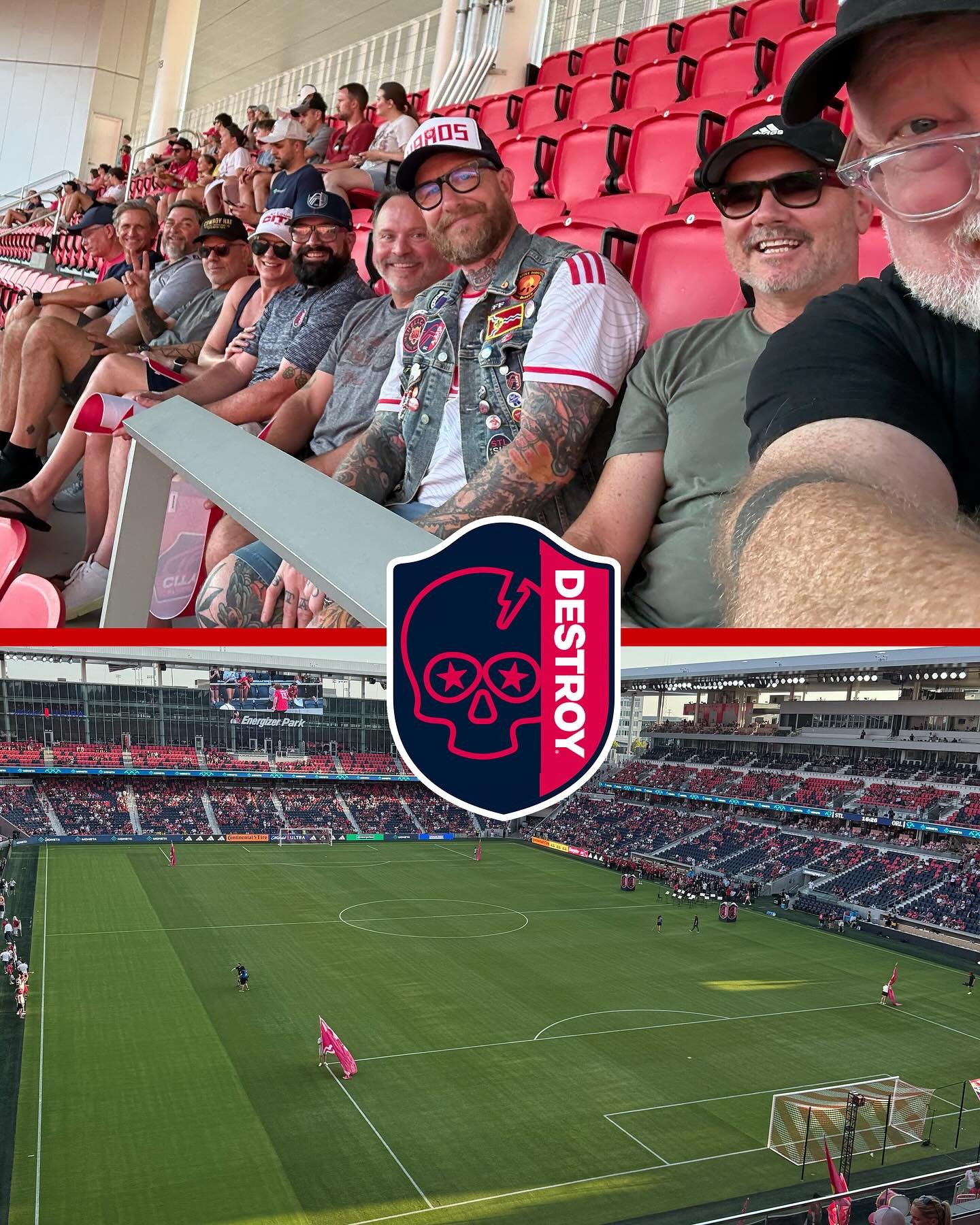 Sweaty, rowdy, and a couple goals short, but damn was it a good time.

Huge thanks to our clients and partners who joined us for a night out at the CITY game.

The loss stung, but the hangs were undefeated.

#Destroy #destroyagency #practicallydanger