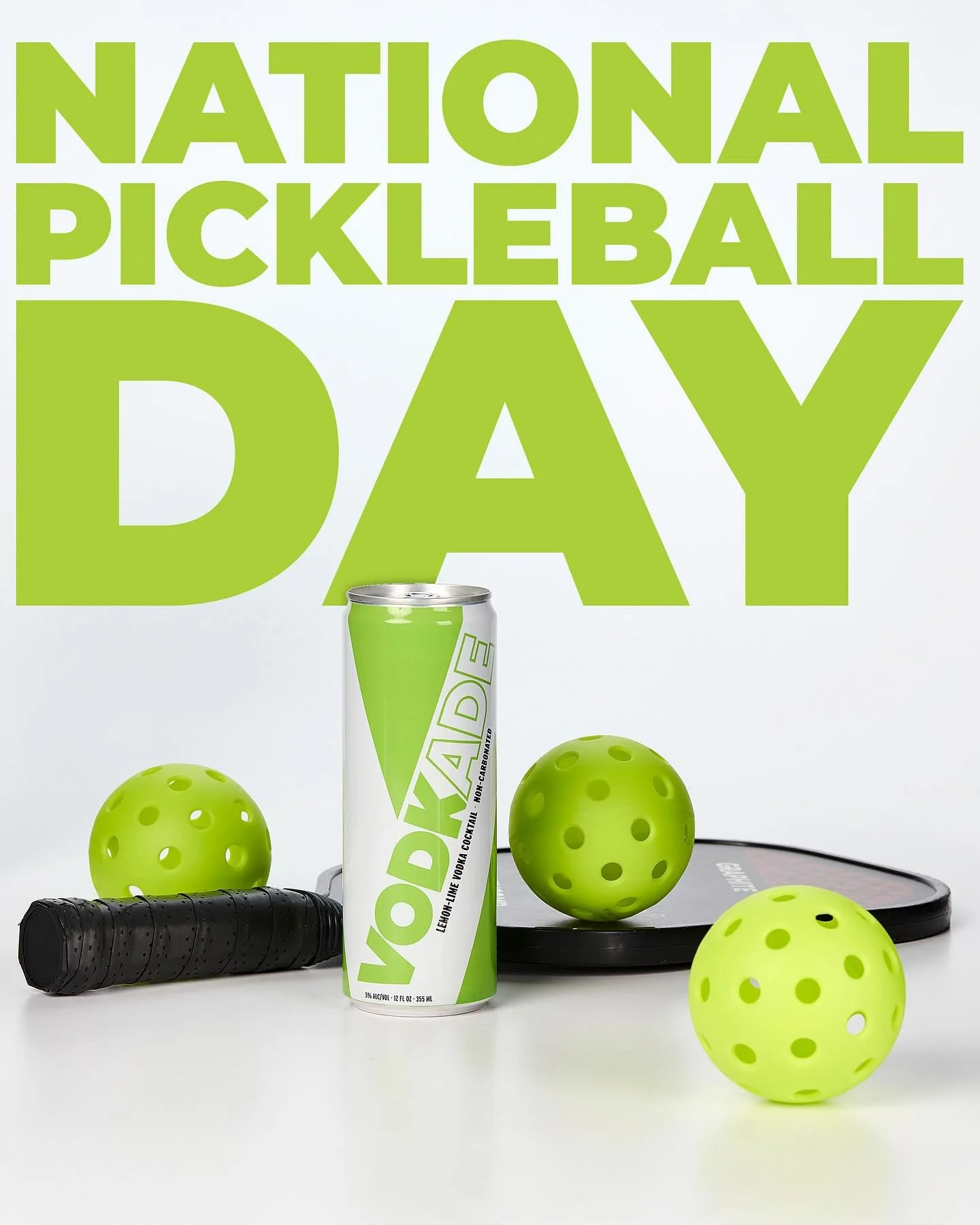 National Pickleball Day.
You bring the paddle.
We branded the beverage.
Best served post-match.
Vodkade: Made for the pros of having fun.

#Destroy #destroyagency #practicallydangerous #kickoutthejams #untappedpotential #ordinaryisdeathtoabrand #bran