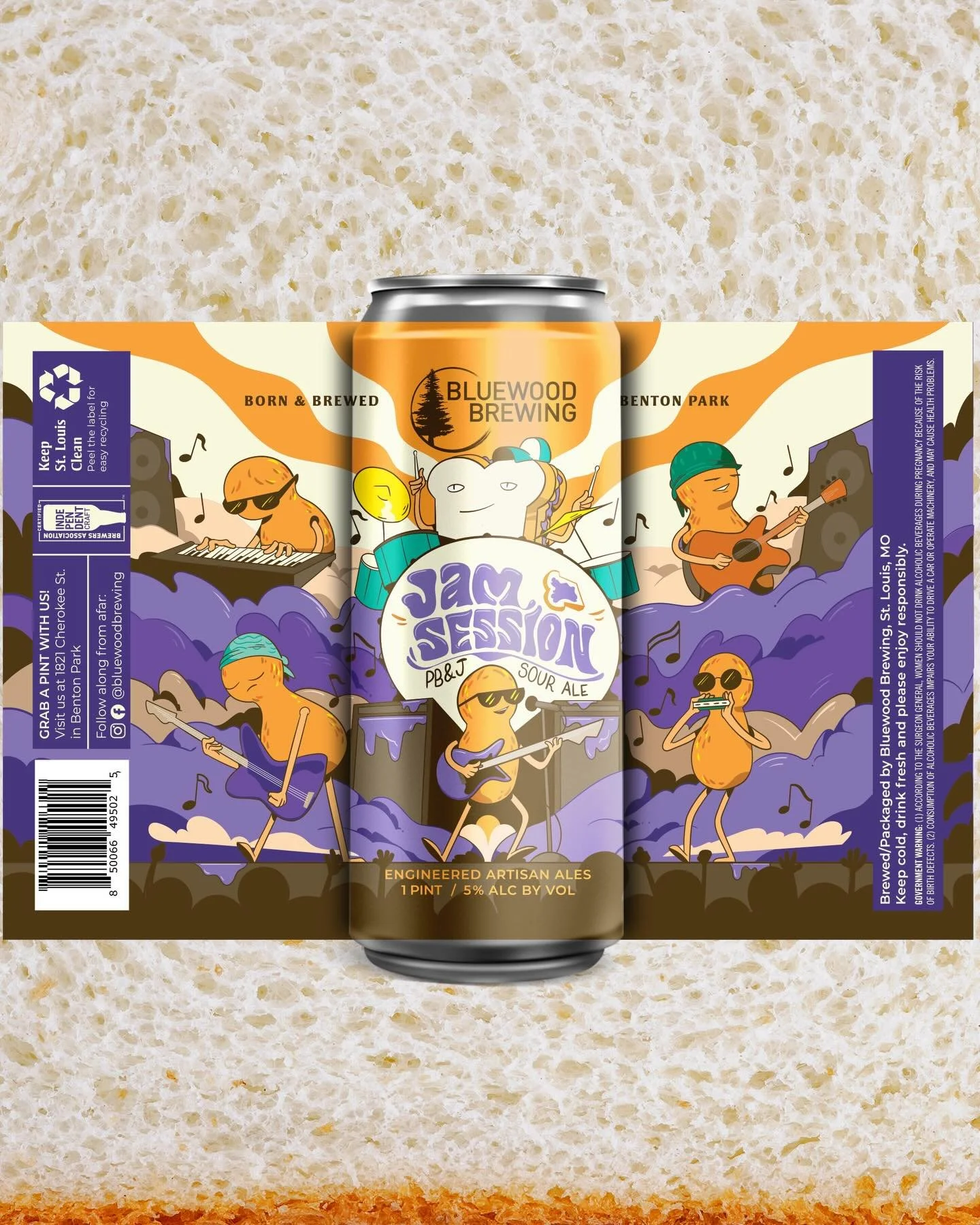 We are excited to share a beer label we did for a private members only release for @bluewoodbrewing 

Also thanks to @artbrister 

#Destroy #destroyagency #practicallydangerous #beer #beerdesign