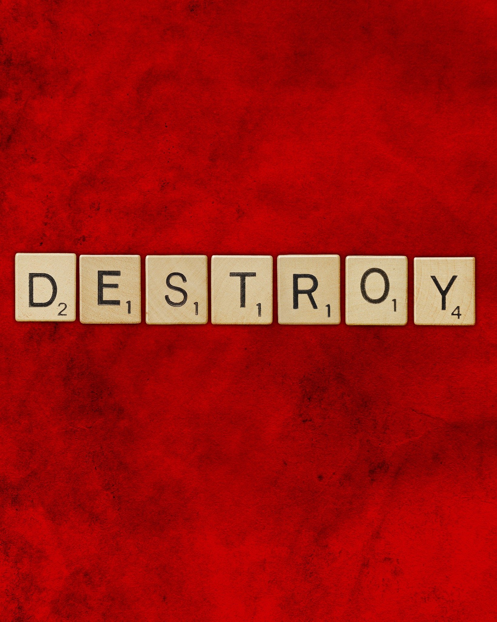 It's Scrabble Day. DESTROY is worth 11 points. Your turn.

#destroy #destroyagency #practicallydangerous  #agencylife #scrabbleday