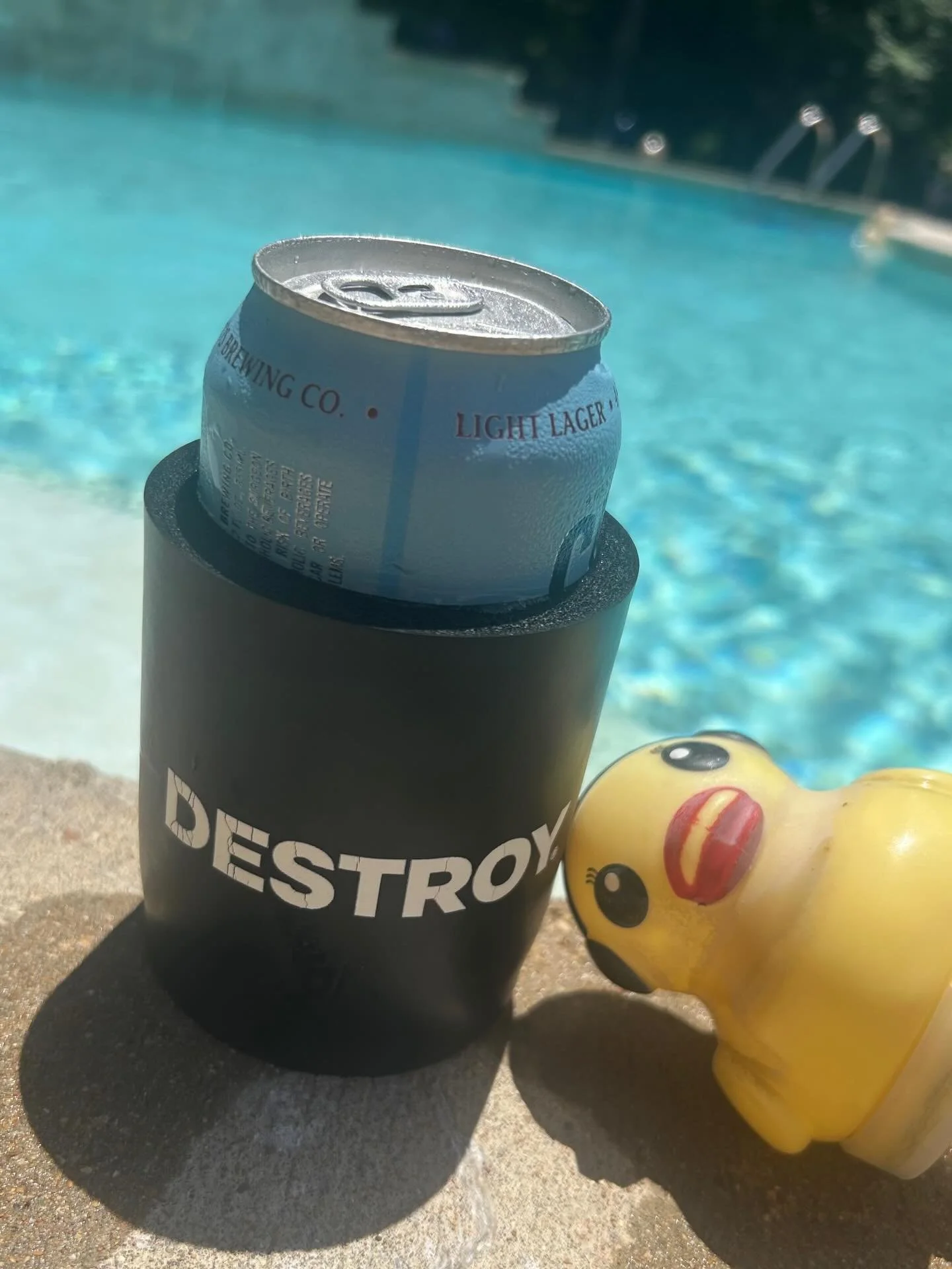Our old boss hired us before DESTROY was a thing. Now he&rsquo;s retired and sending poolside brand placements. ❤️

#Destroy #destroyagency #practicallydangerous  #agencylife #poolside