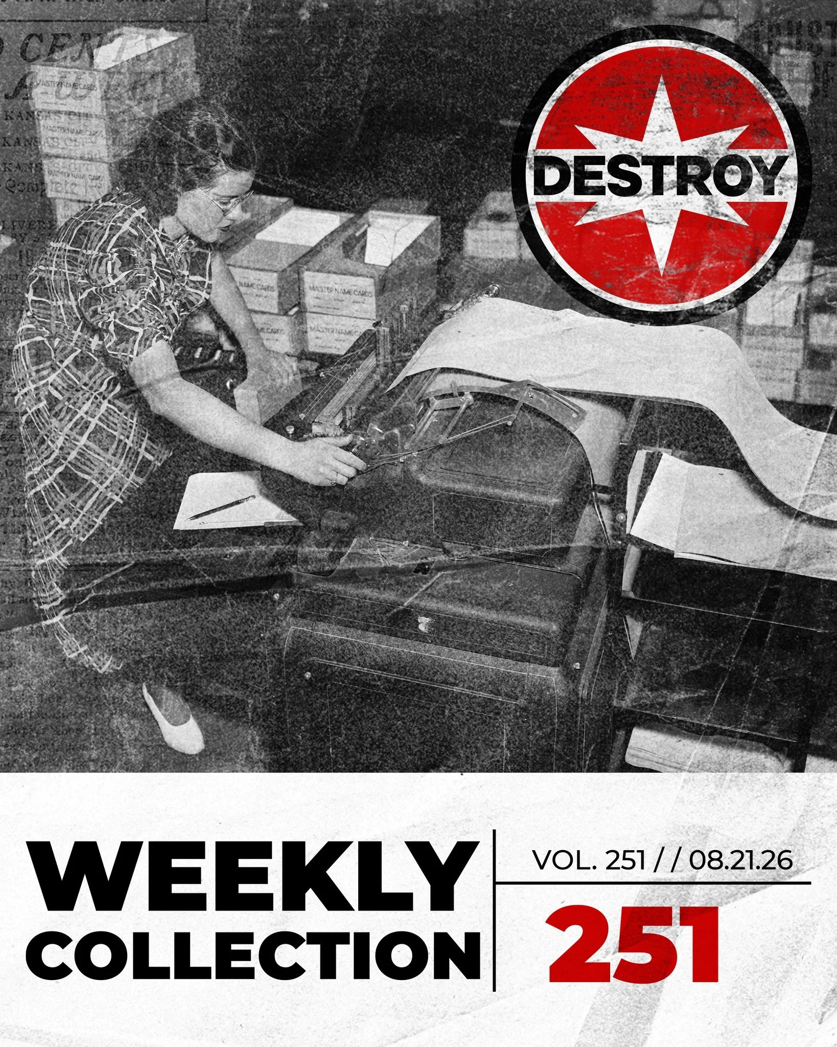 Enjoy the weekly collection.

Link in our bio.

#destroy #destroyagency #practicallydangerous  #agencylife