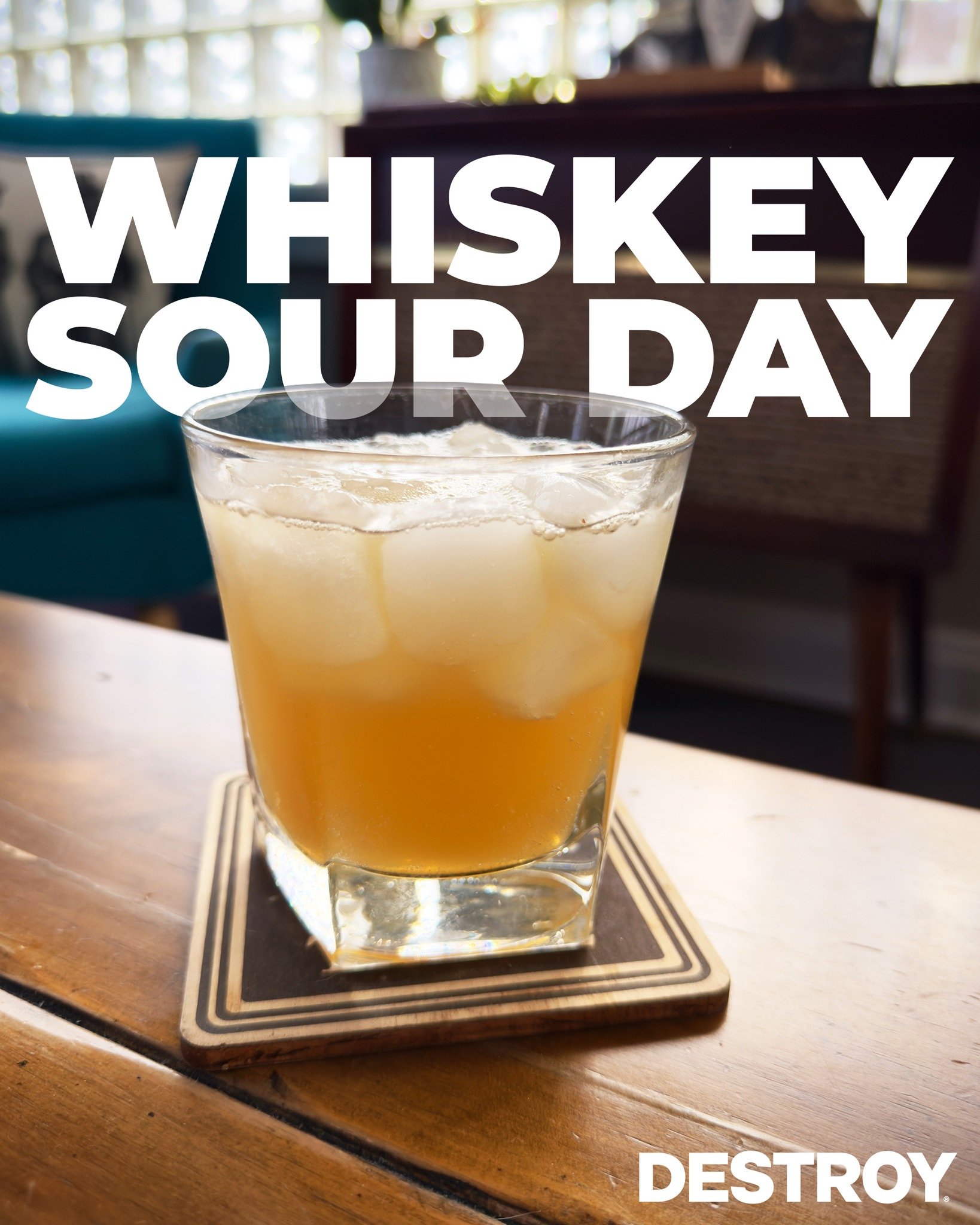 You should have a whiskey sour today.

#destroy #destroyagency #practicallydangerous  #agencylife #whiskeysourday