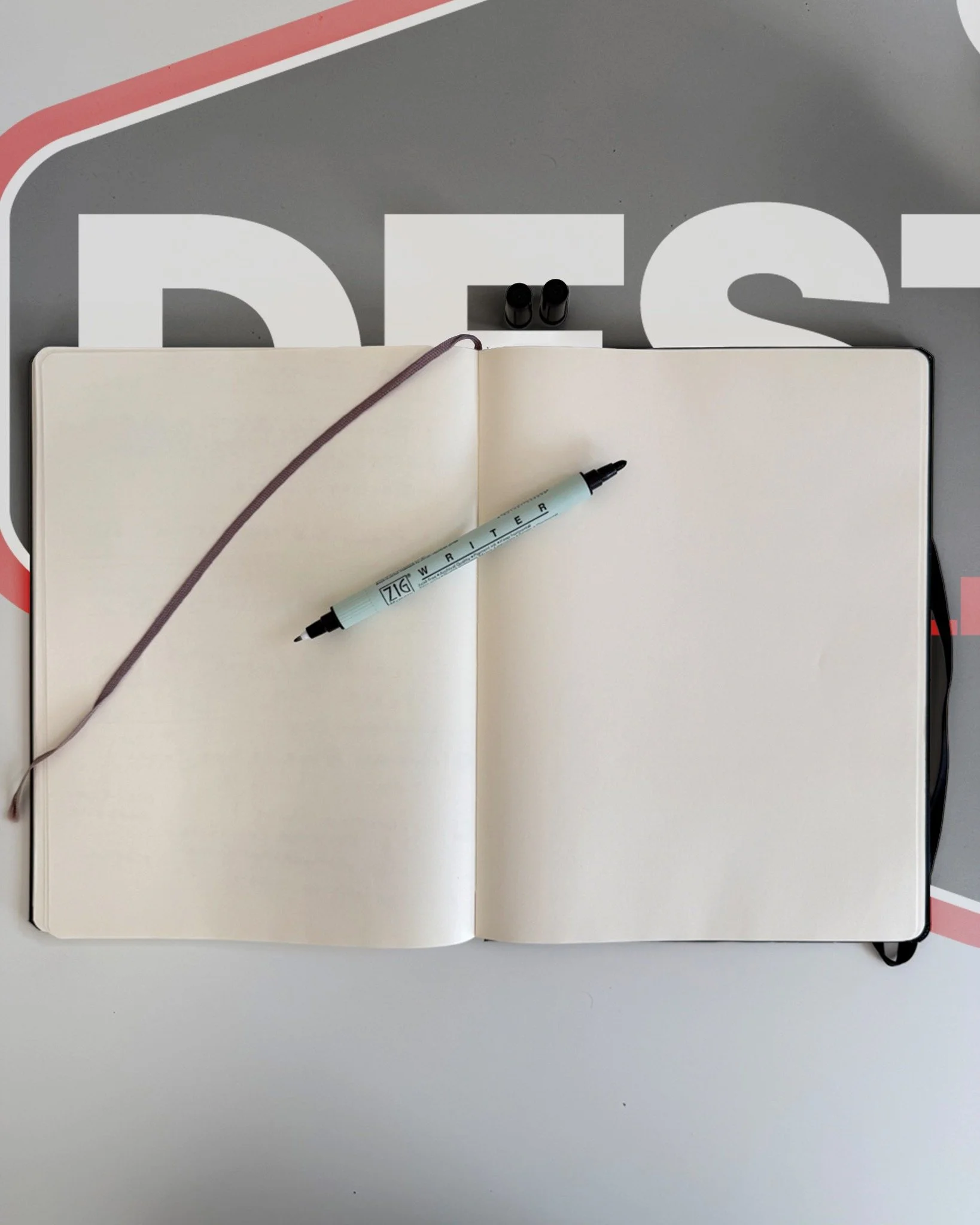Things we like:
1) A good pen. The Zig Writer is writing perfection. Dual-tipped, just the right drag, and no bleeding.
2) A good notebook. Moleskine hardbound or nothing.
3) A blank page. Because there&rsquo;s nothing more dangerous than a new idea.