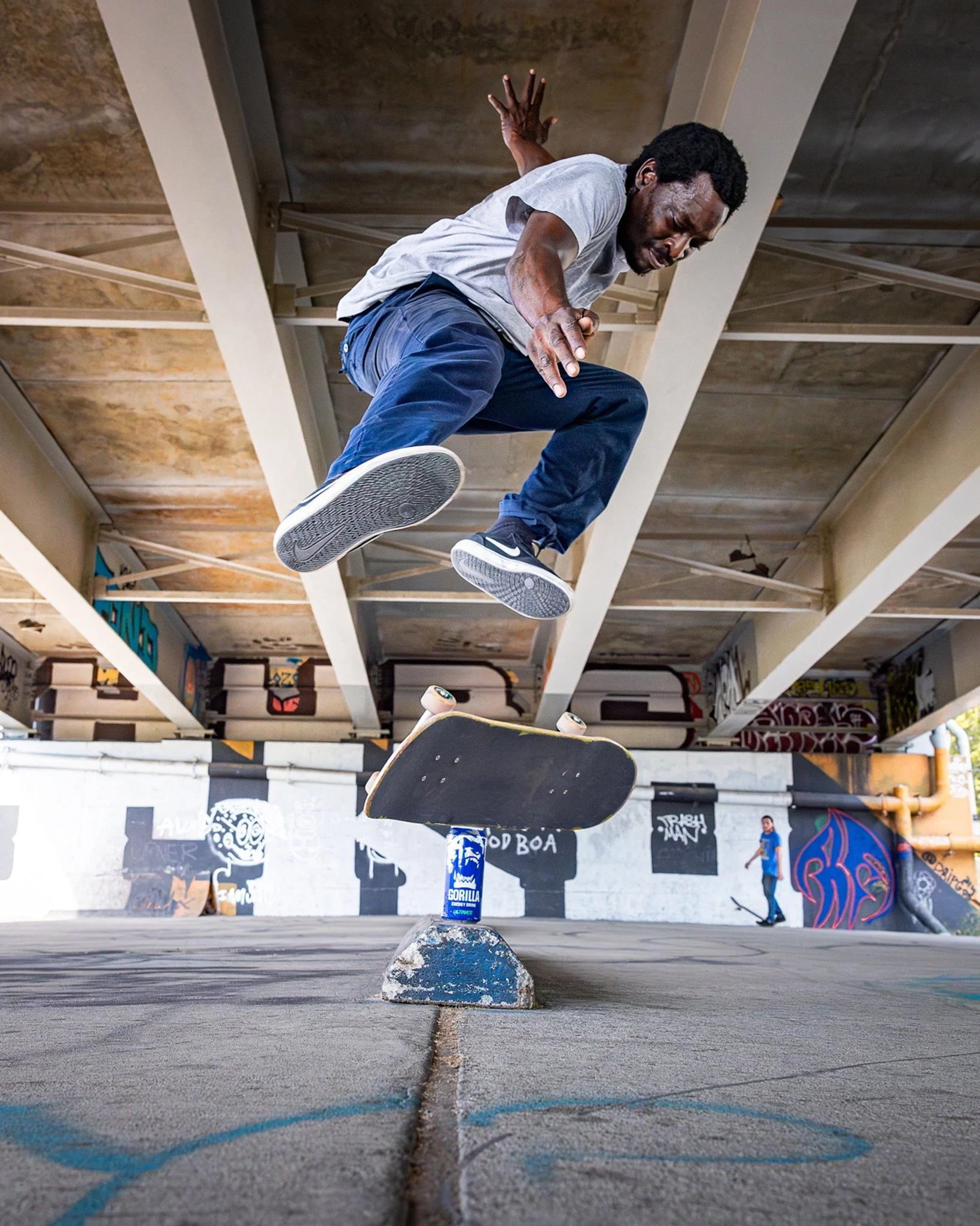For National Gorilla Day we are taking a trip down memory lane when we got to do a shoot of some skaters at a local DIY spot with @@rr4life 

#destroy #destroyagency #practicallydangerous  #agencylife