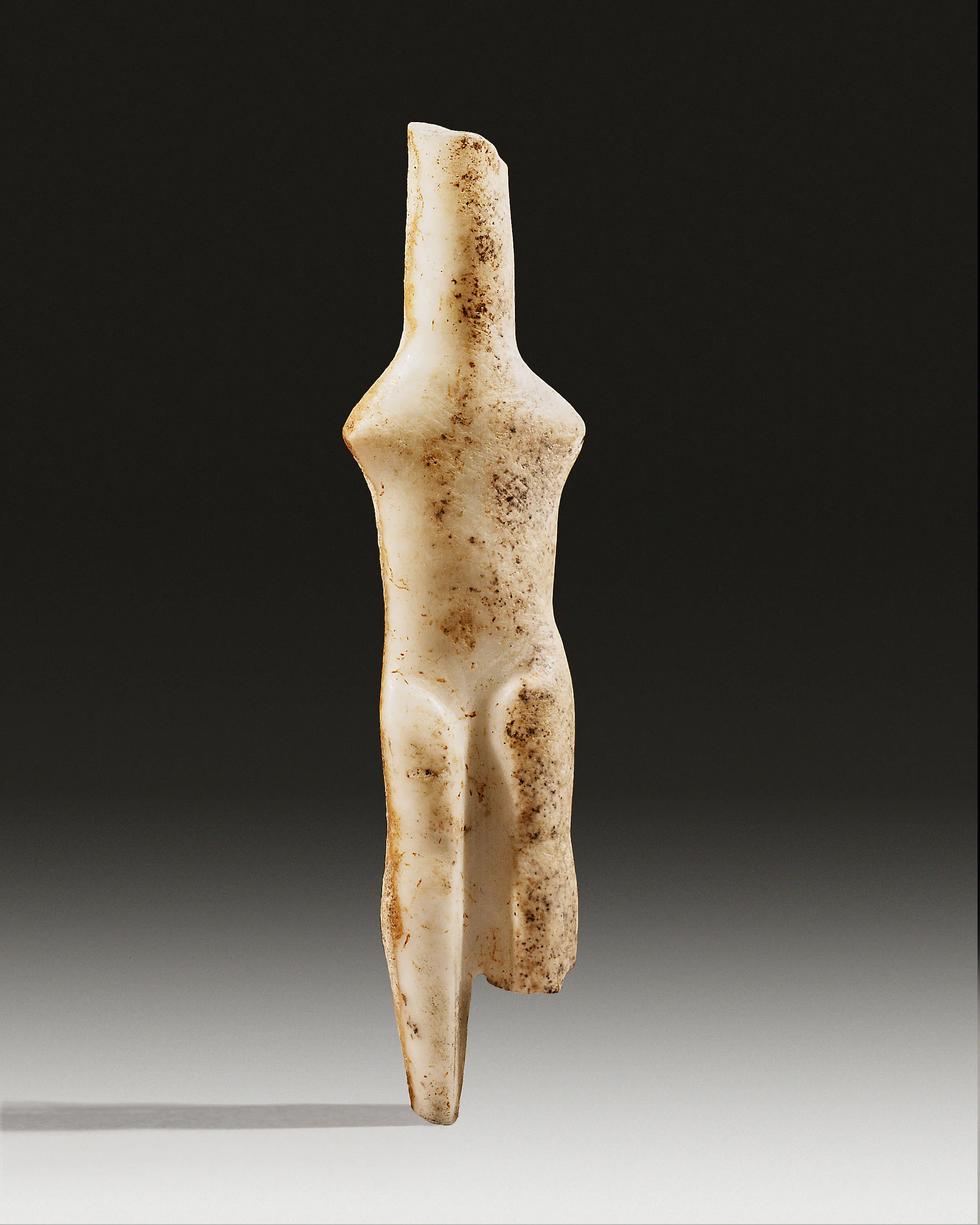 Ancient Cycladic Marble Idol of the Louros Type