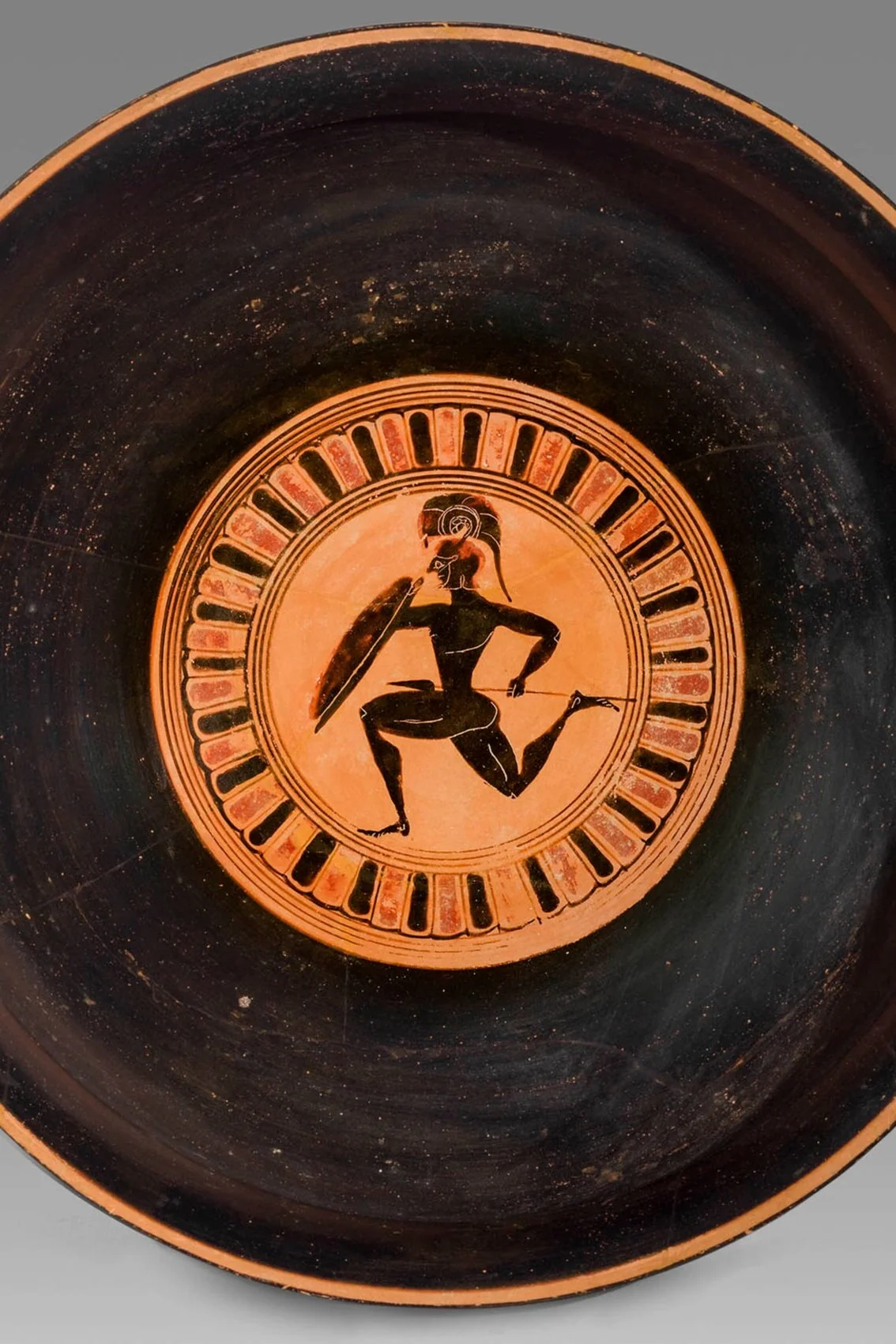 Ancient Attic Greek Black-Figure Siana Cup