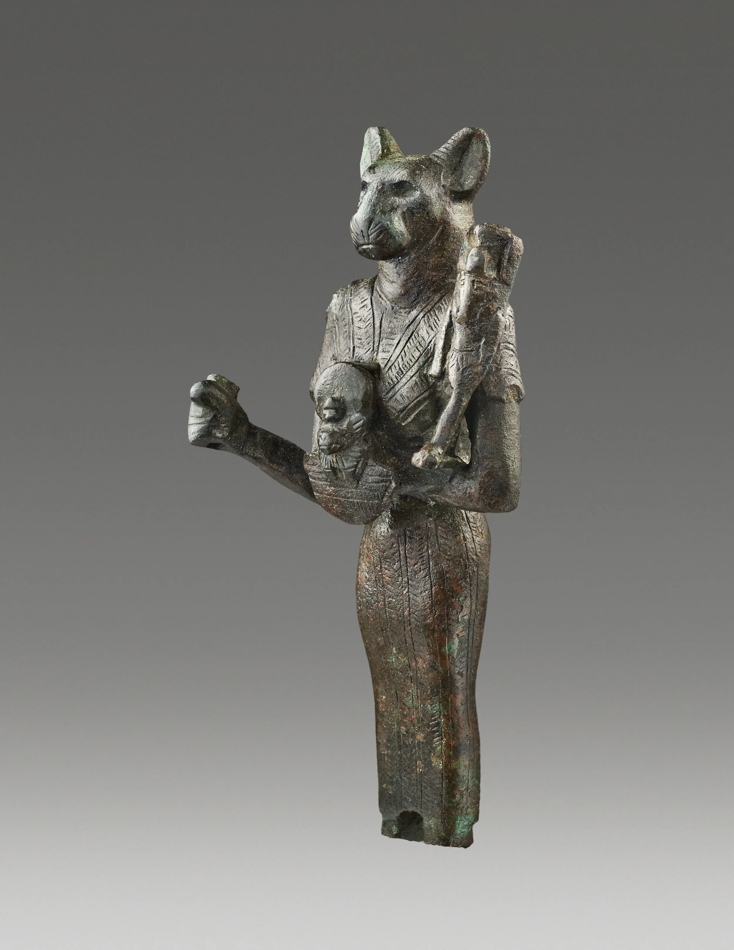 Ancient Egyptian Bronze Goddess Bastet