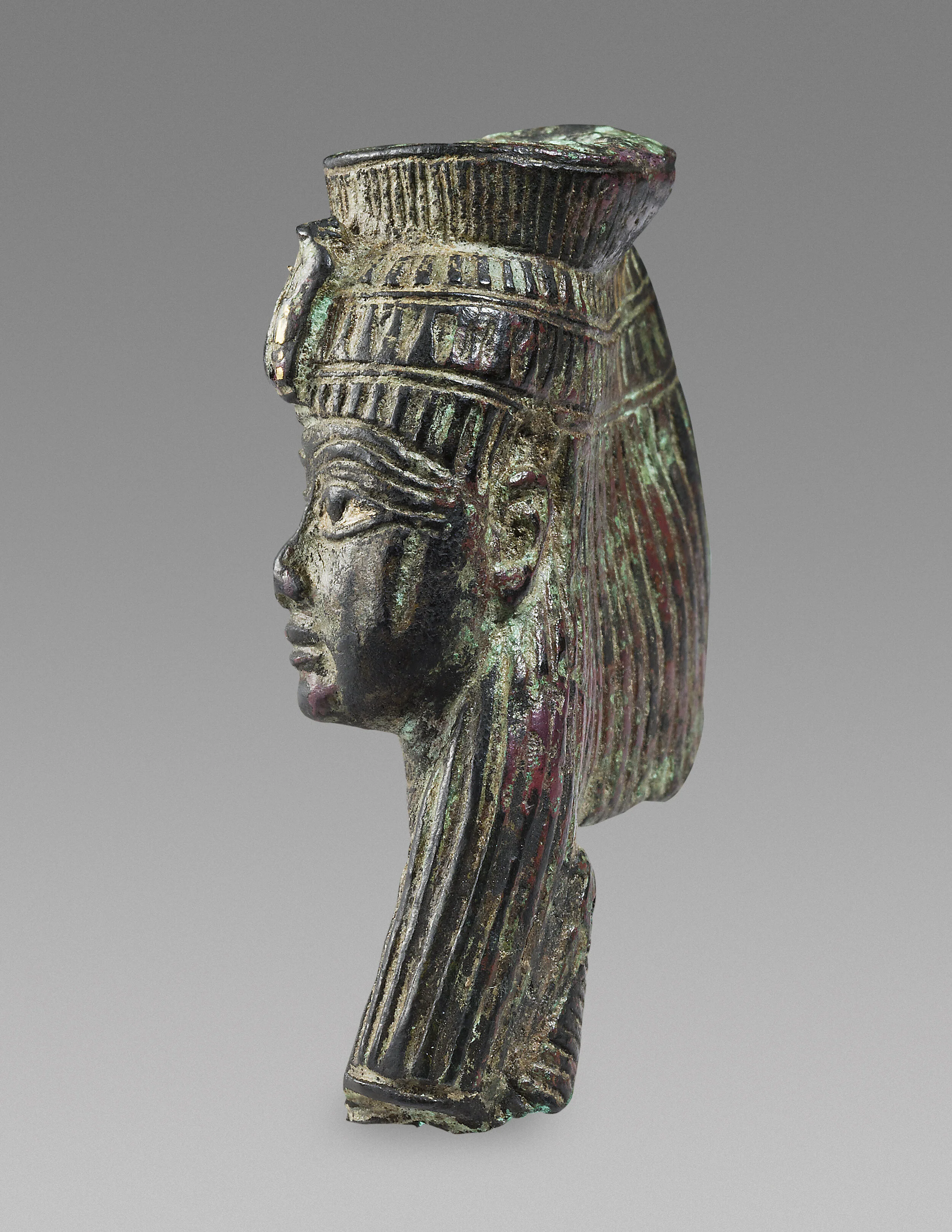Ancient Egyptian Bronze head of a Goddess