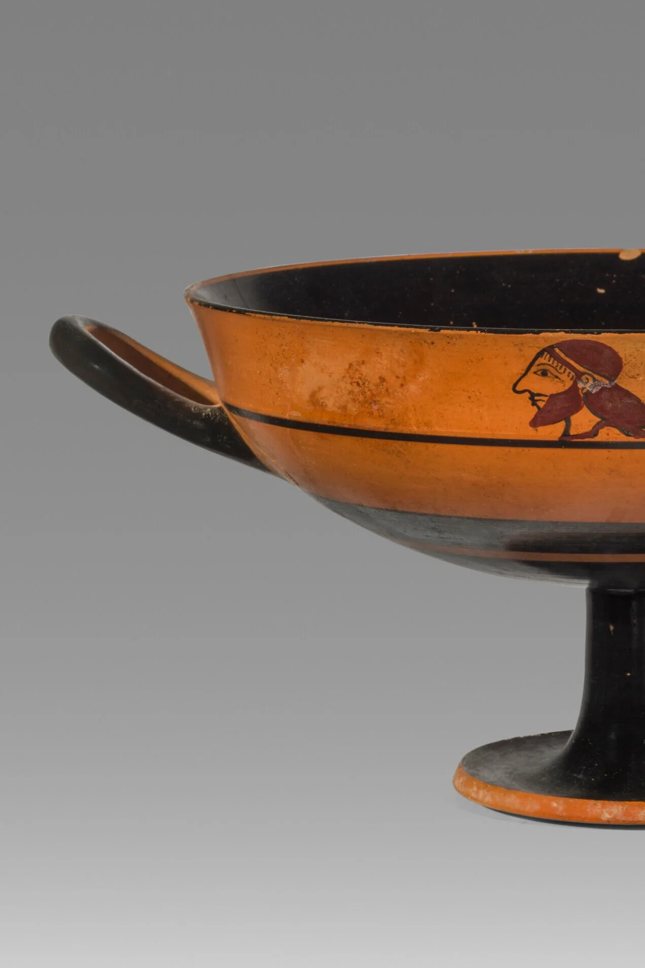 Ancient Attic Greek Terracotta Lip Cup